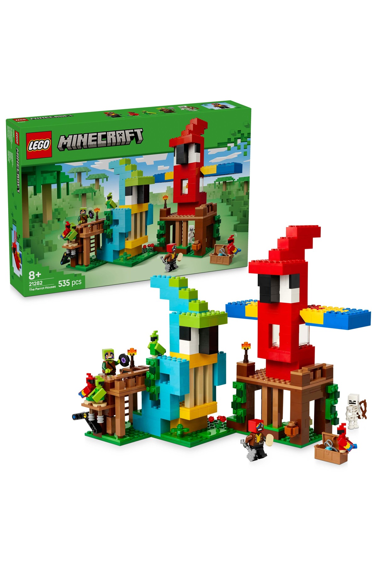 لگو و اسباب بازی های ساخت محور خانه طوطی 21282 اورجینال LEGO