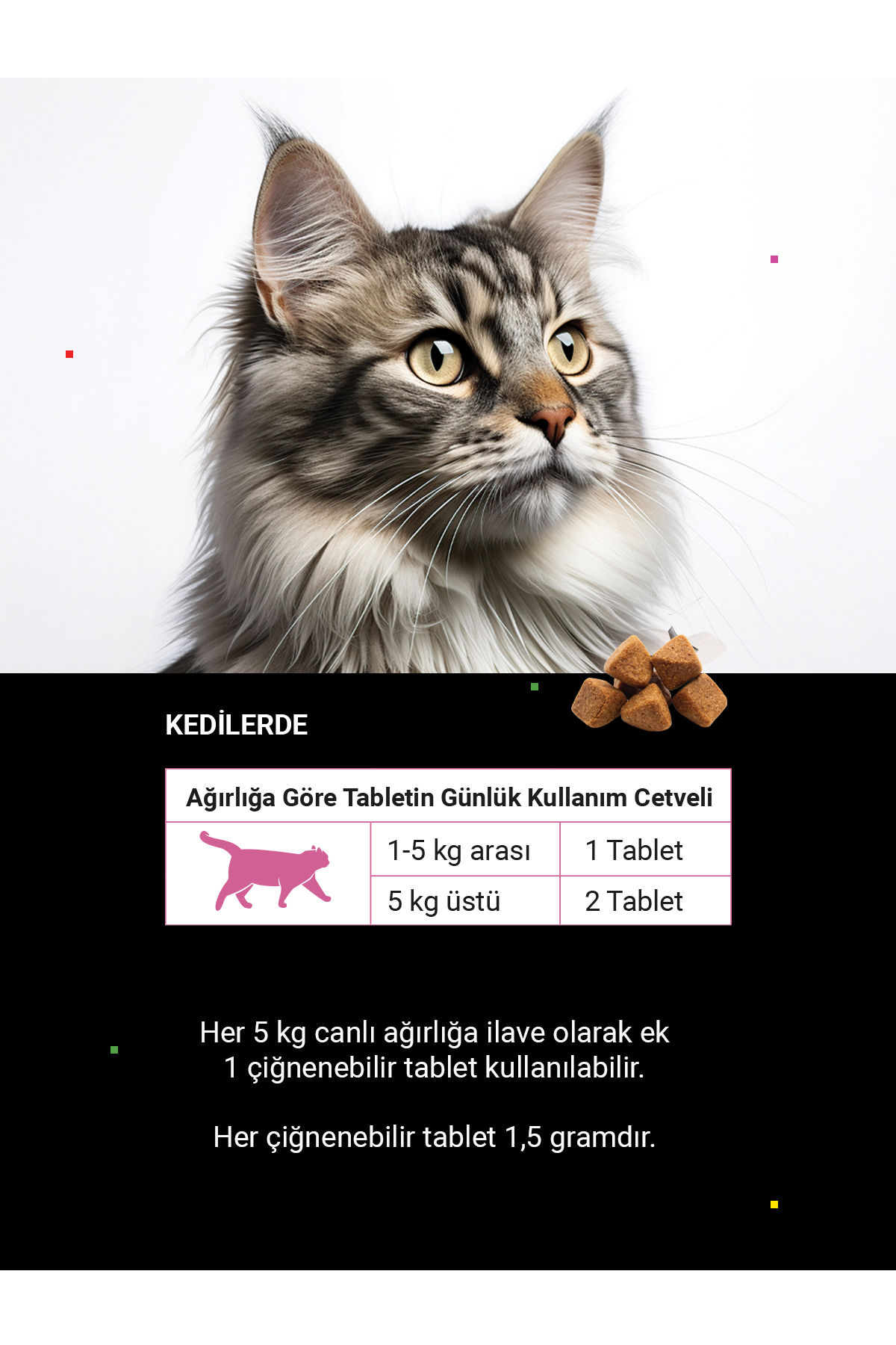 قرص مفاصل گربه کیوت‌پت CutePet Flex، ۶۰ عدد، حاوی گلوکزامین، کندرویتین و MSM