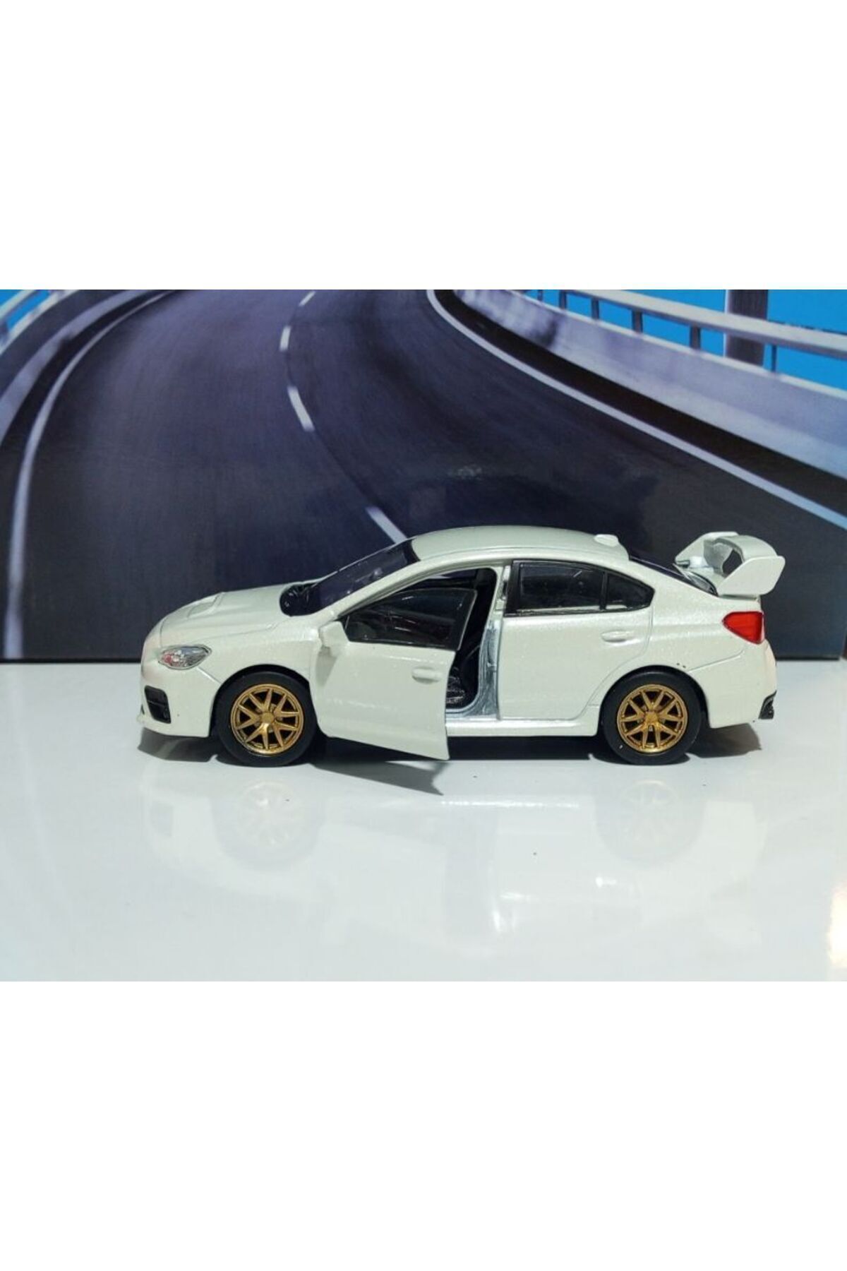 مدل خودرو ماشین فلزی سوبارو WRX STI PULL DROP اورجینال WELLY