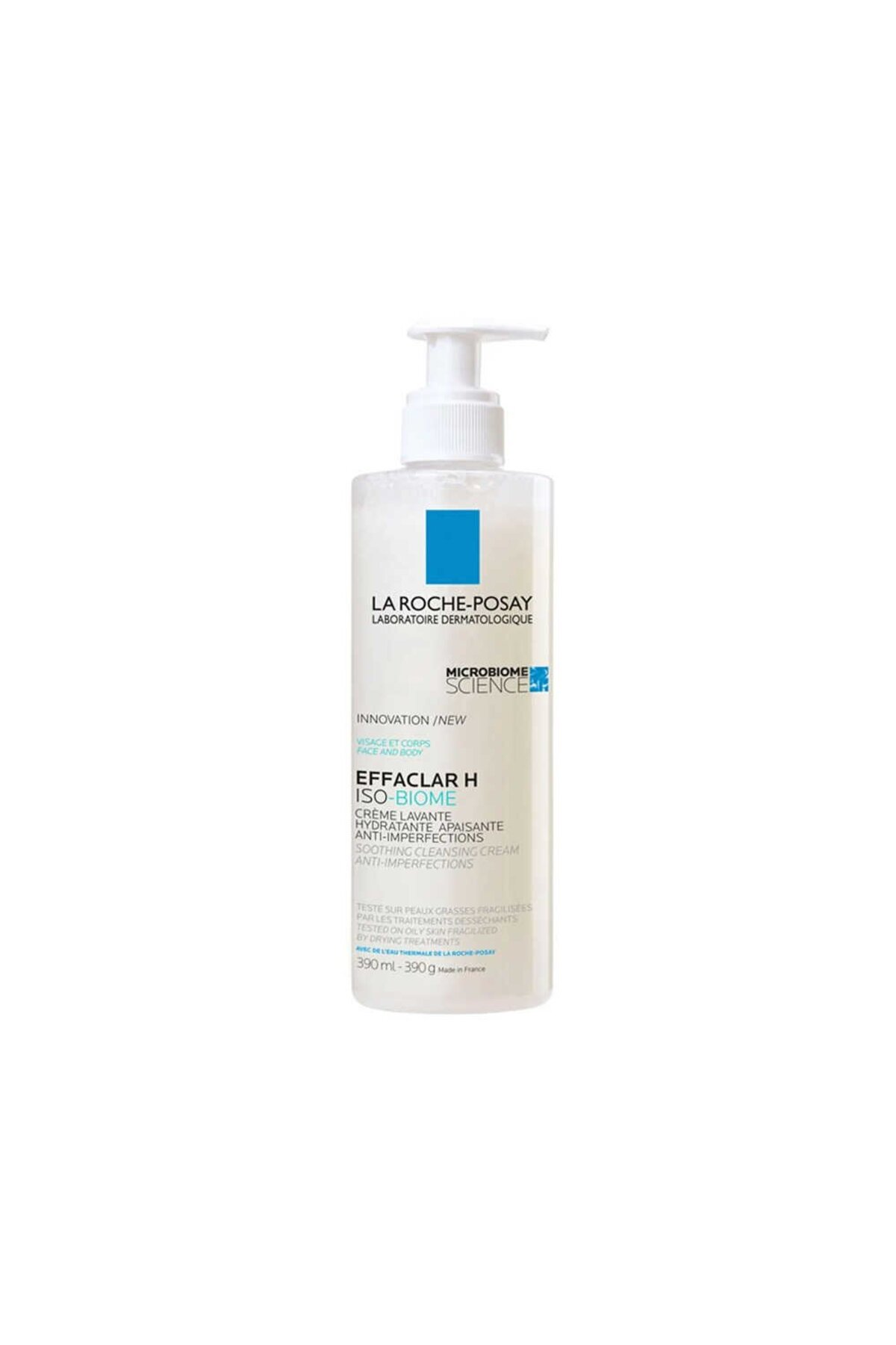 La Roche Posay پاک کننده کرمی La Roche Posay برای پوست چرب و نامنظم Effaclar H Isobiome Lavant Oil 390 میلی لیتر