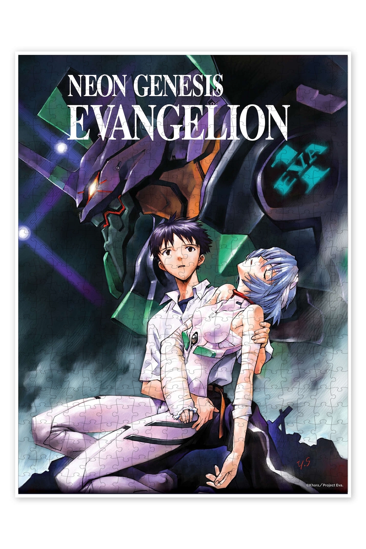 پازل موضوع فیلم کلاسیک اره منبت کاری مویی نئون GENESIS EVANGELION 500 PIECE از ترکیه Jeronkarji