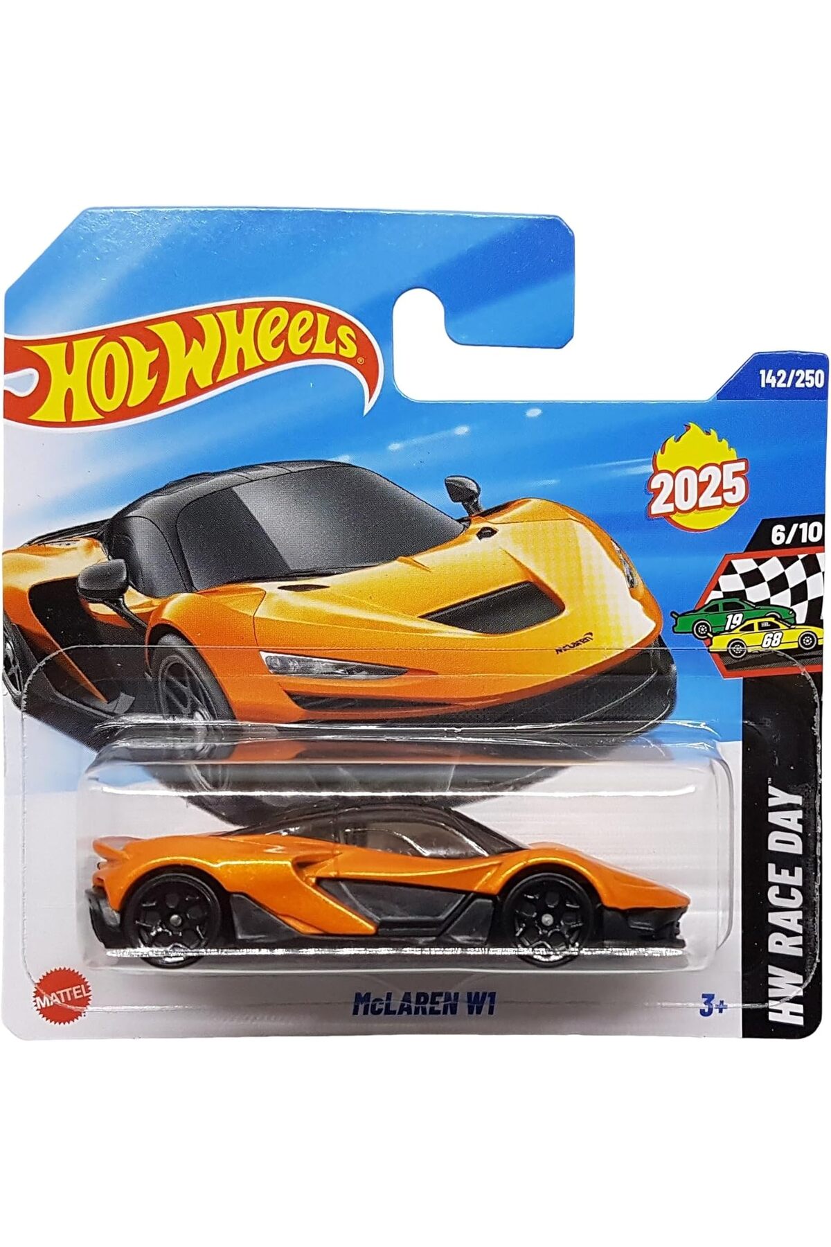 ماشین اسباب بازی MCLAREN W1 HW RACE DAY 6 10 HYW41 هات ویلز اورجینال HOT WHEELS