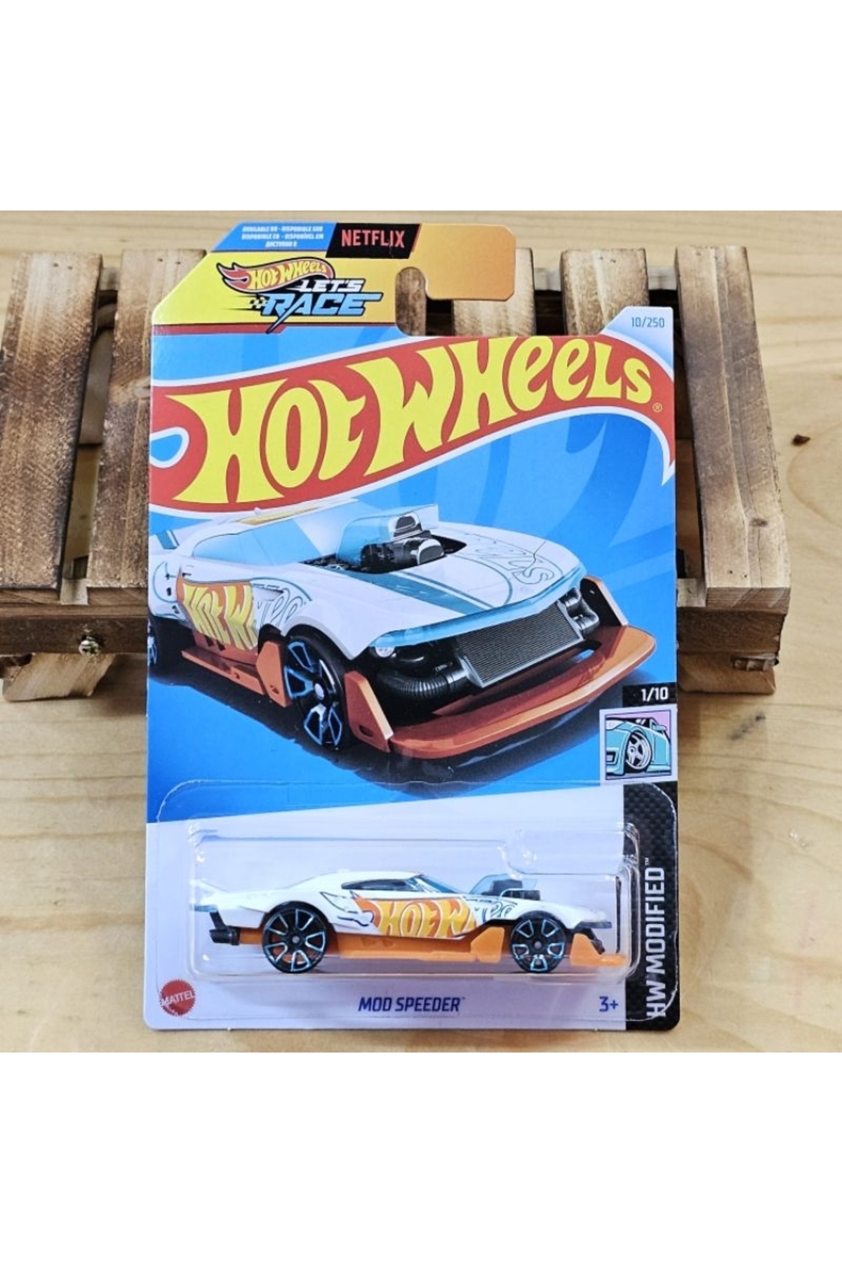 ماشین اسباب بازی چرخ های داغ MOD SPEEDER 2024 HTD 13 هات ویلز اورجینال HOT WHEELS