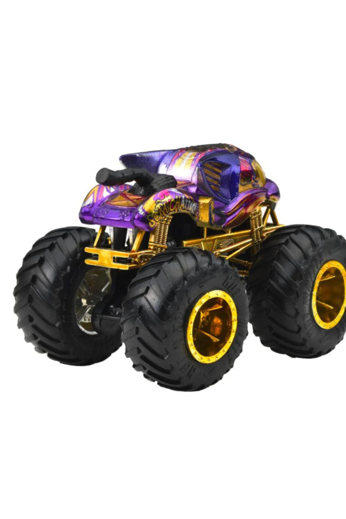 ماشین اسباب بازی MONSTER TRUCKS BIGFOOT TROPHY CHAMPIONS SCRATCH ATTACK JDW04 هات ویلز اورجینال HOT WHEELS