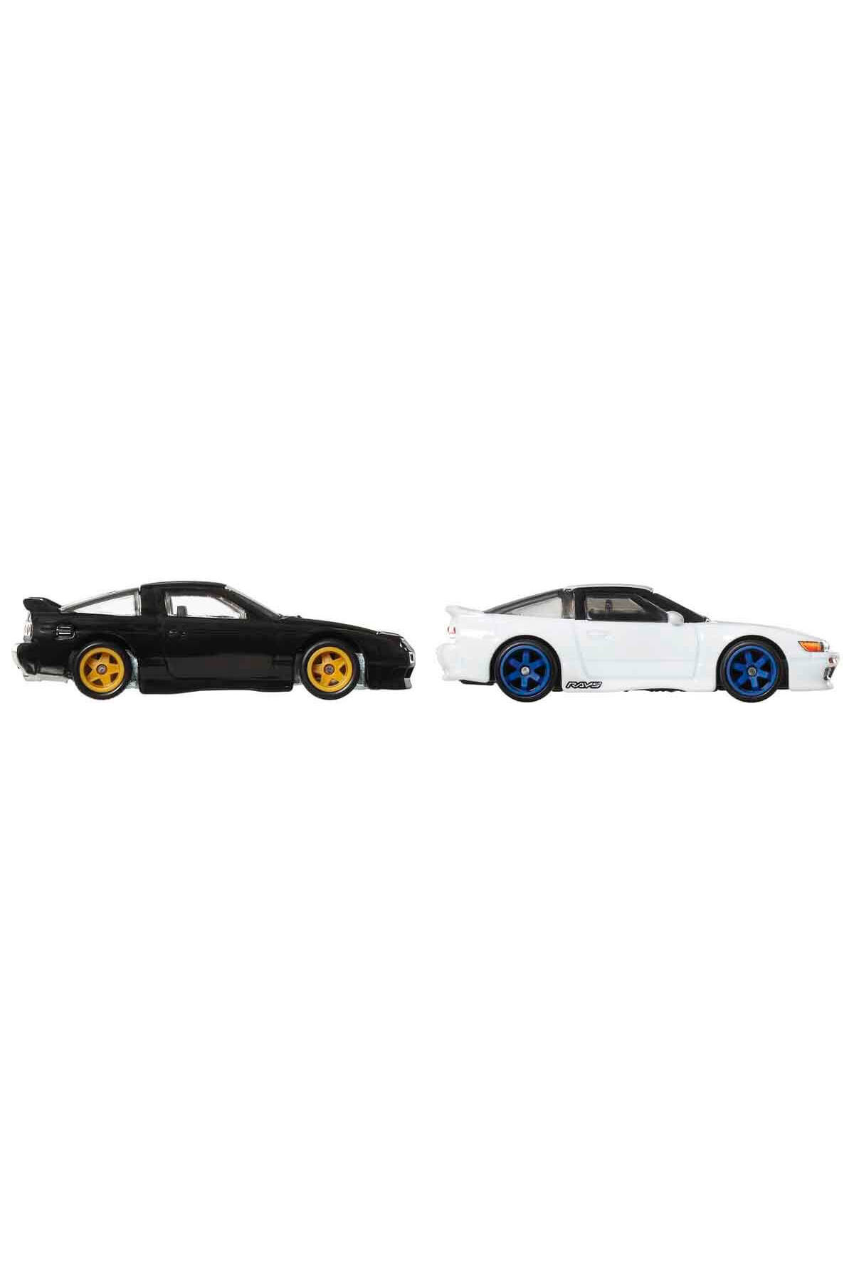 ماشین اسباب بازی 1:64 چرخ های داغ کشت اتومبیل 2 بسته HBL96 JBL06 71 AMC JAVELIN و MACHINE REBEL هات ویلز اورجینال HOT WHEELS
