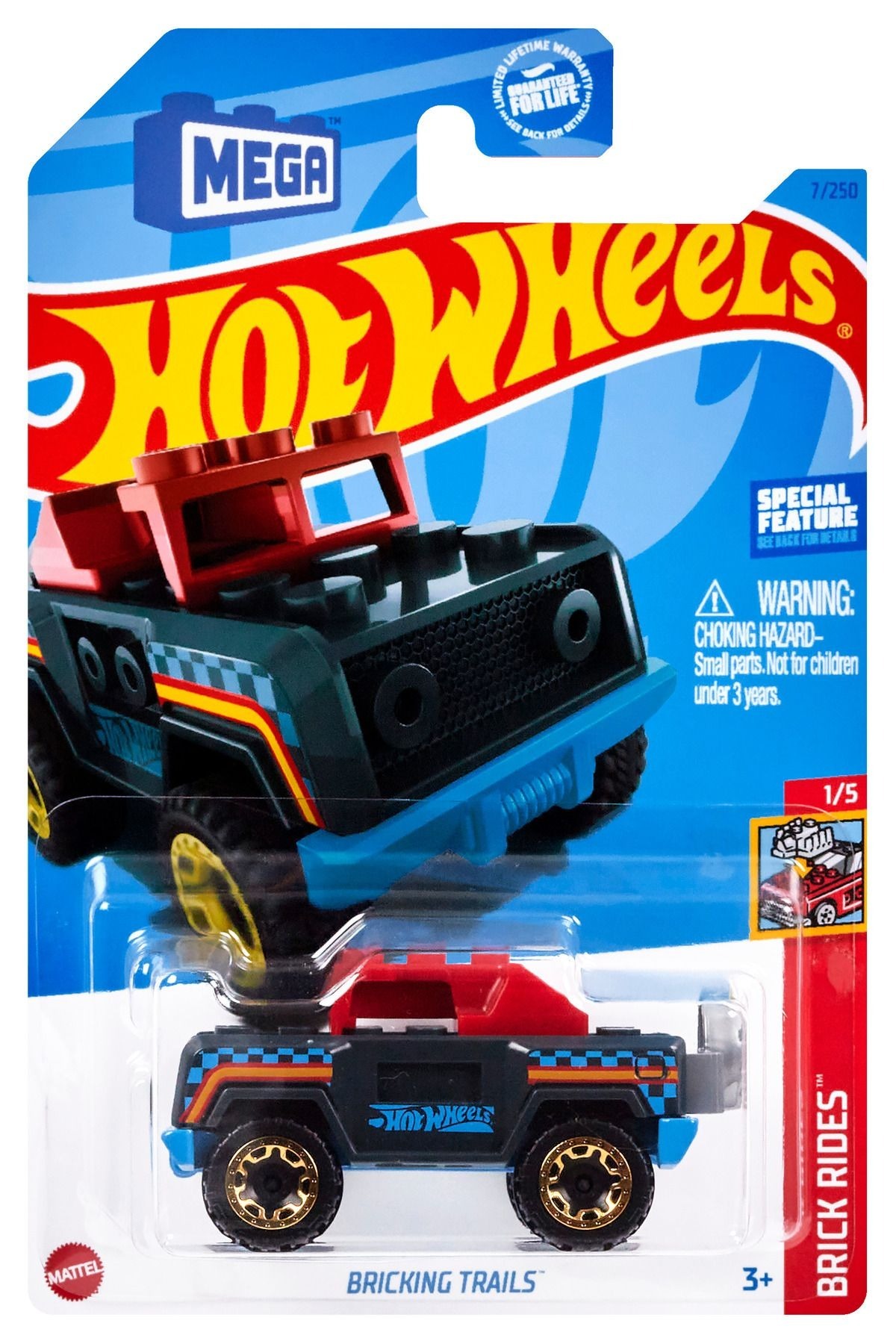 ماشین اسباب بازی SINGES CARS BRITKING TRAILS HKJ85 هات ویلز اورجینال HOT WHEELS