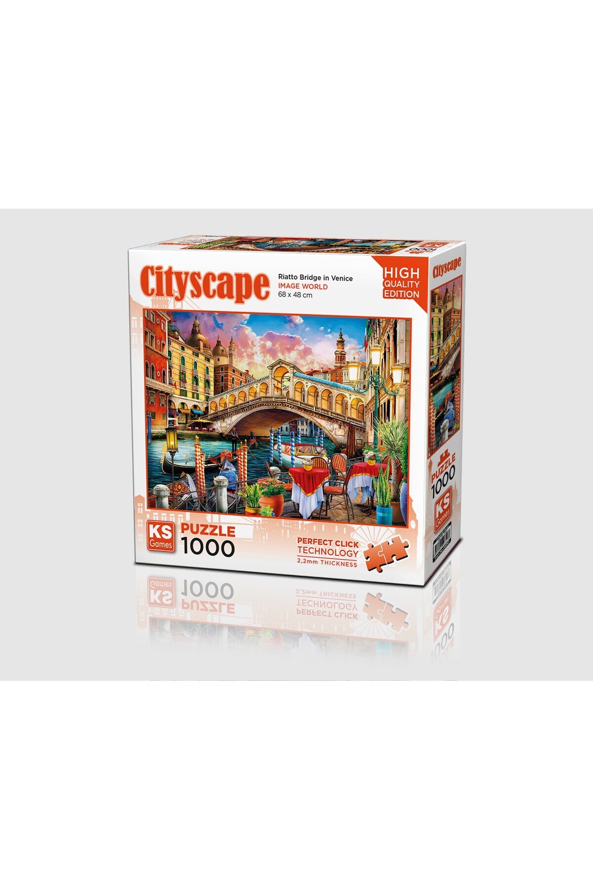 پازل پل RIATTO در ونیز 1000 قطعه اورجینال Ks Games