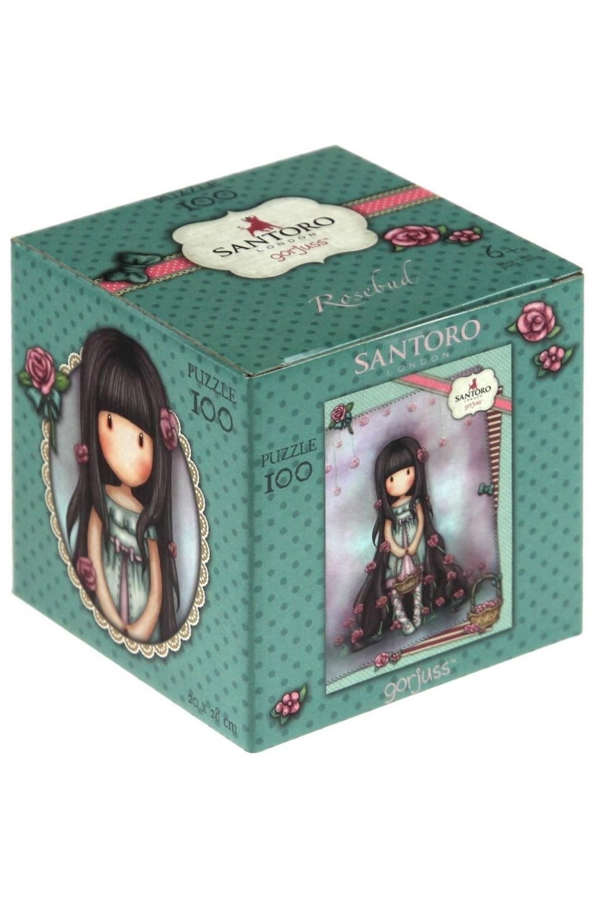 پازل ها و یاپبوزهای کودک SANTORO GORJUSS 100 PART PUZZLE ROSEBUD ادوکا اورجینال EDUCA