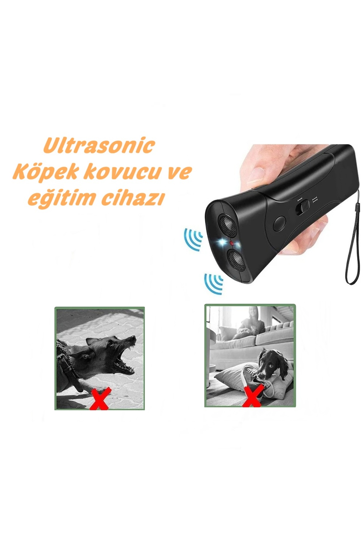 دستگاه دورکننده سگ نانبل Nunbell مدل p12787 با نور لیزری و اولتراسونیک