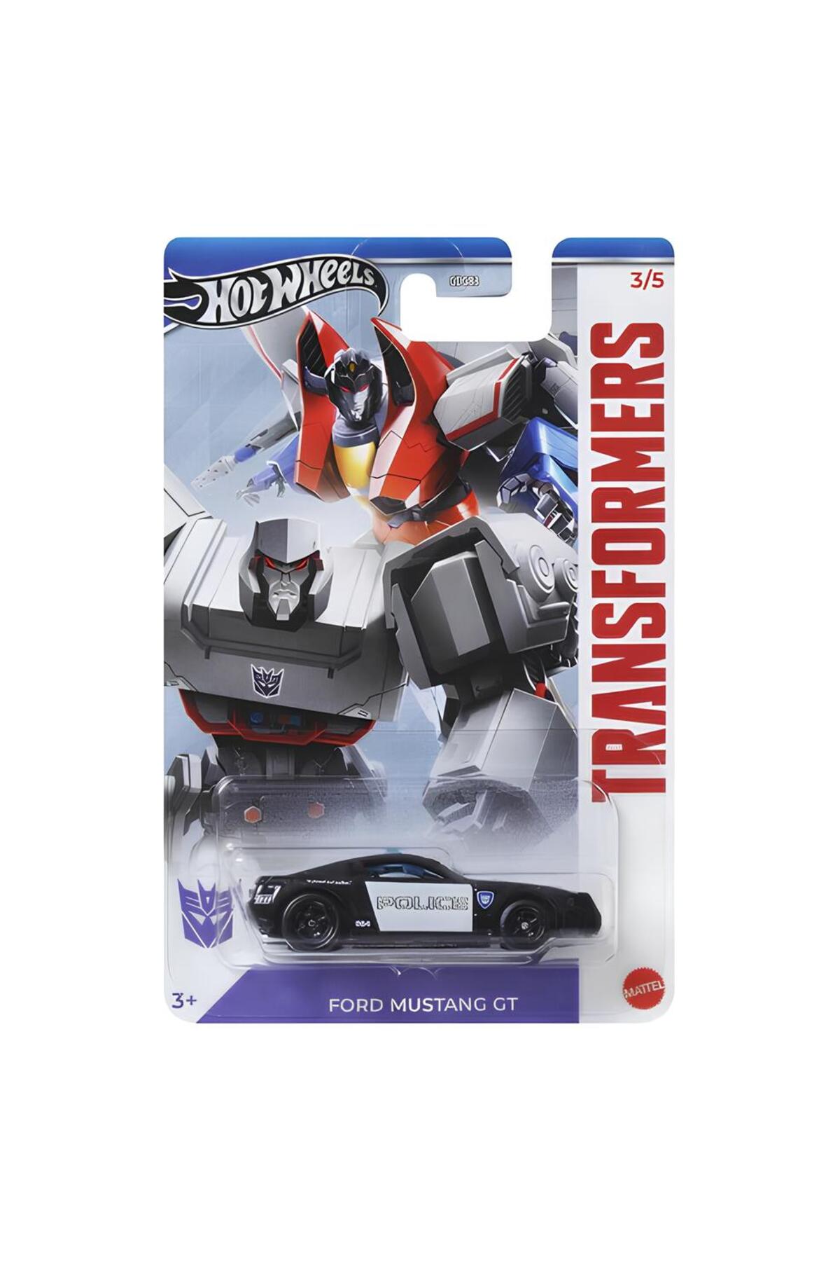 ماشین اسباب بازی فیلم اتومبیل های سری ویژه فورد موستانگ GT HRV60 از ترکیه HOT WHEELS