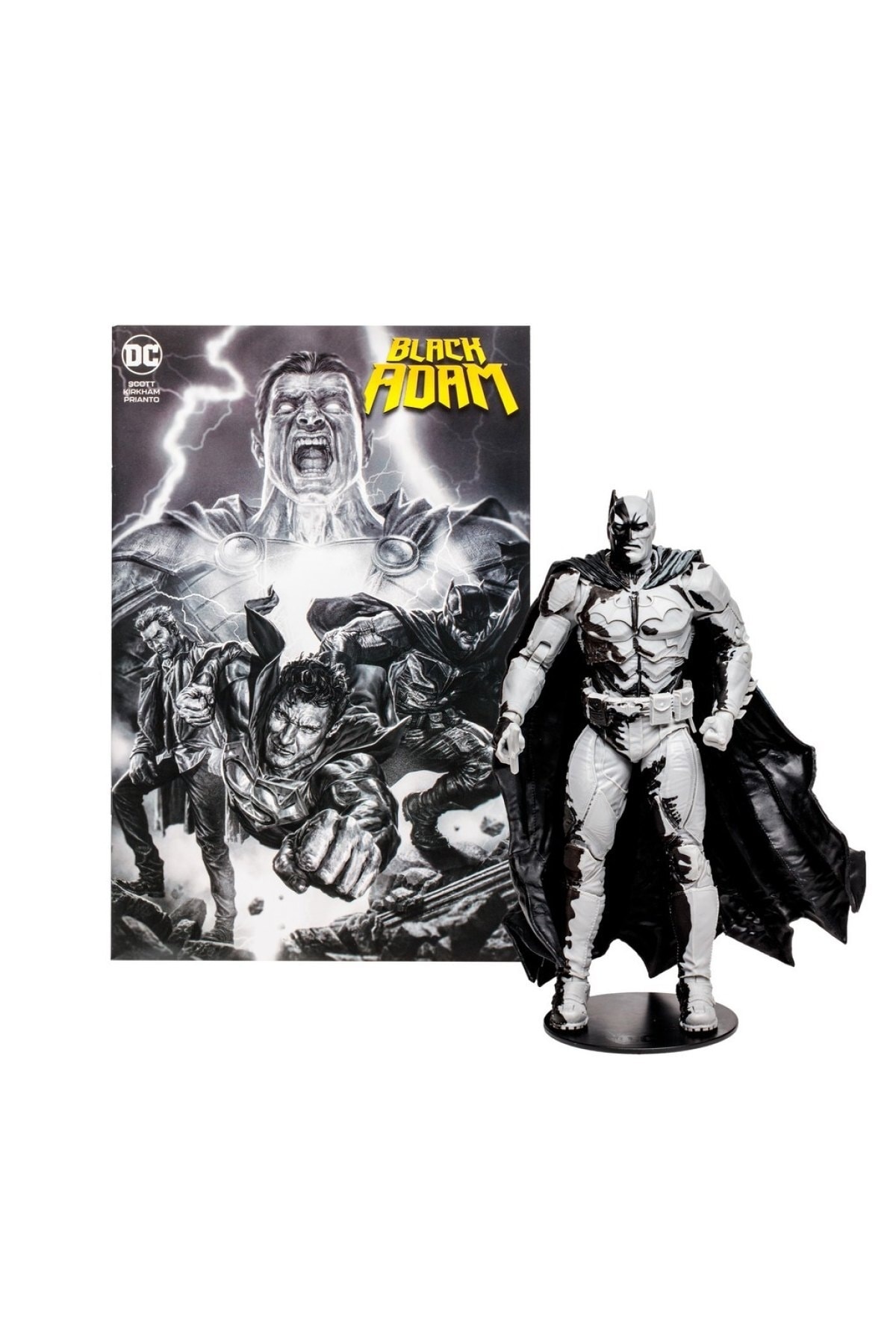 فیگور : BATMAN LINE ART VARIANT ACTION FIGUR با کمیک BLACK ADAM Genel Markalar