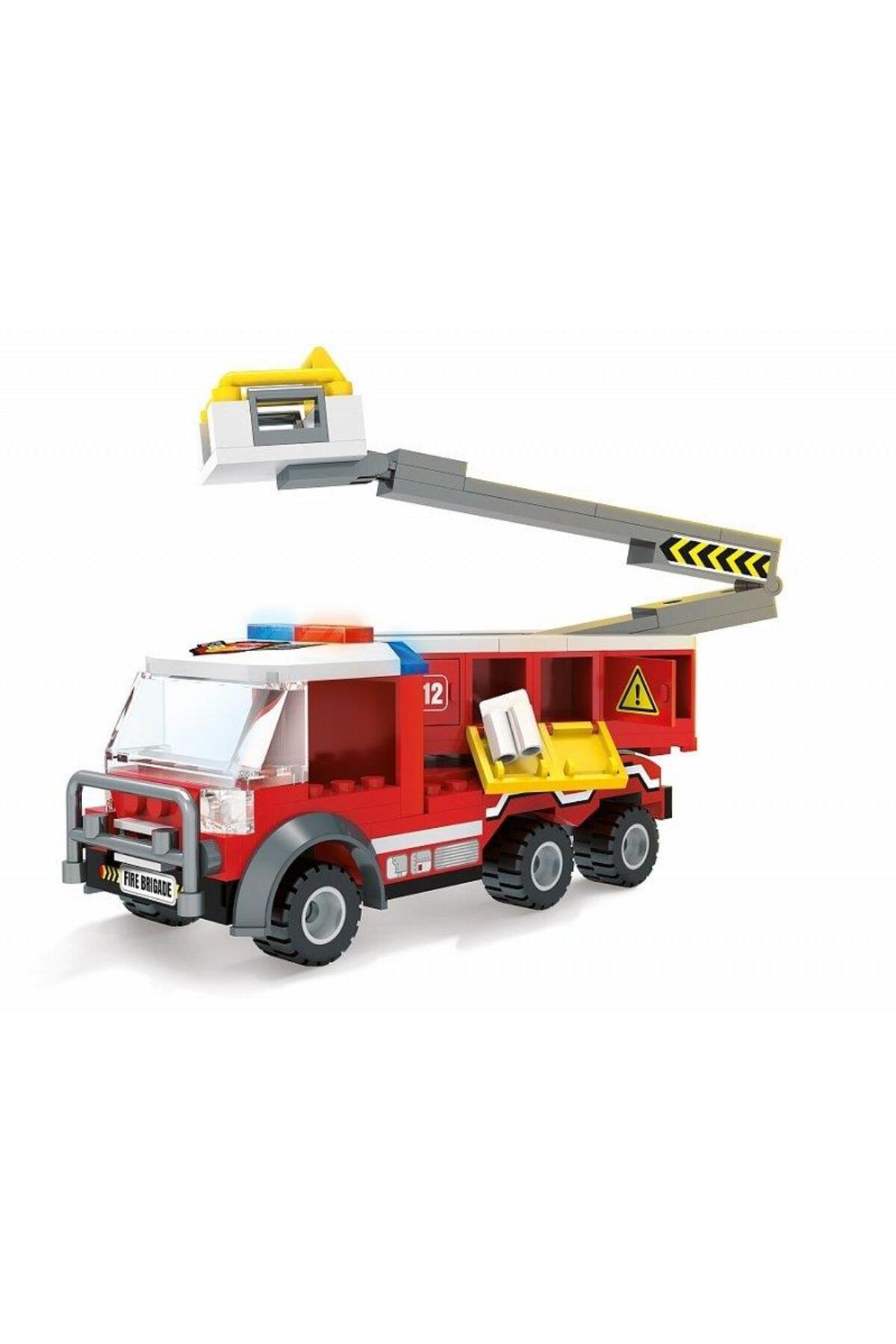 لگو و اسباب بازی های ساخت محور نجات آسانسور BLOCKI MYFIREBRIGADE آتش نشانی KB0814 از ترکیه ToysAll