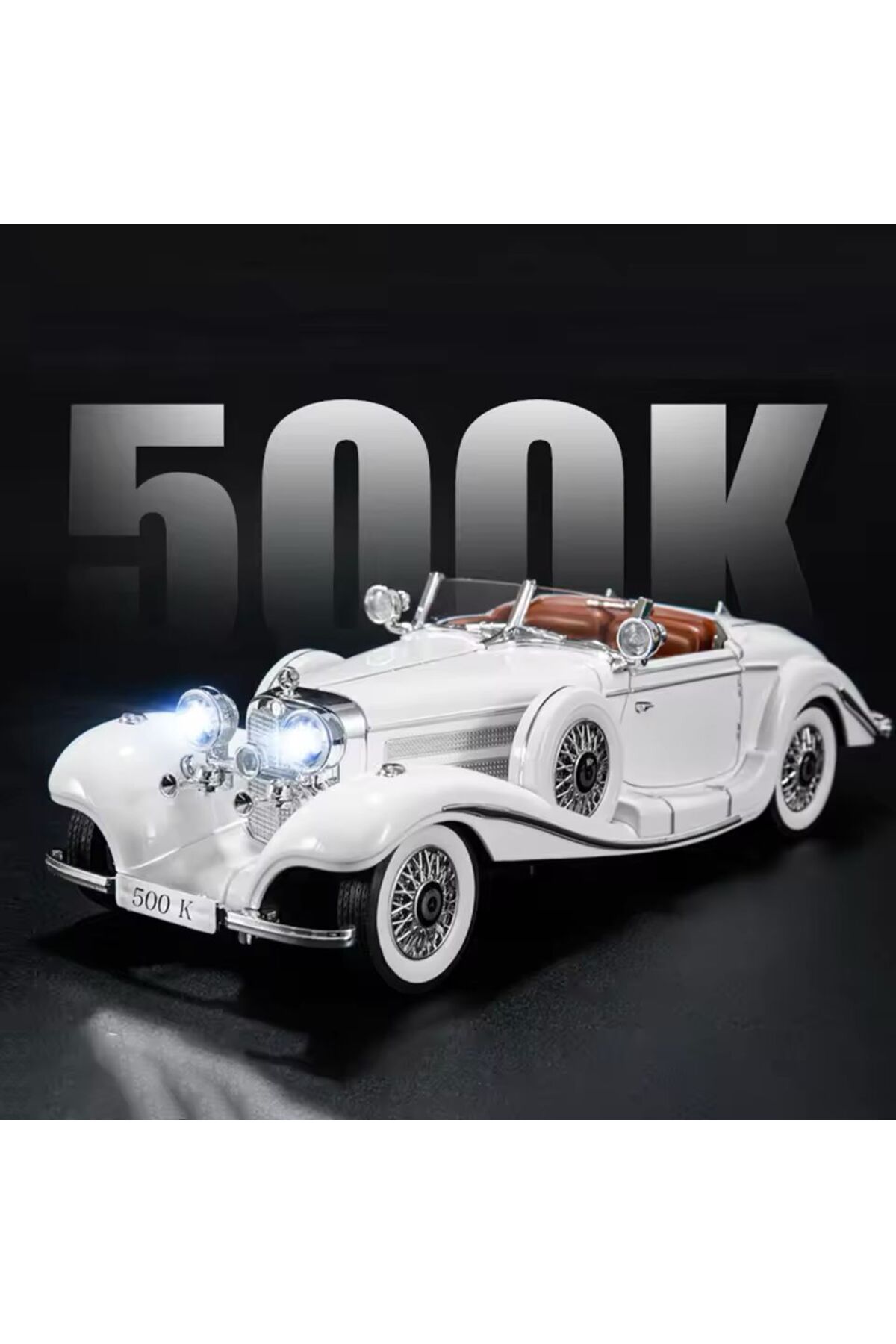 مدل خودرو MERCEDES BENZ CAR 1936 500K DIECAST مجموعه خودروهای بریتانیایی ماشین کلاسیک قدیمی اورجینال SECTOYS