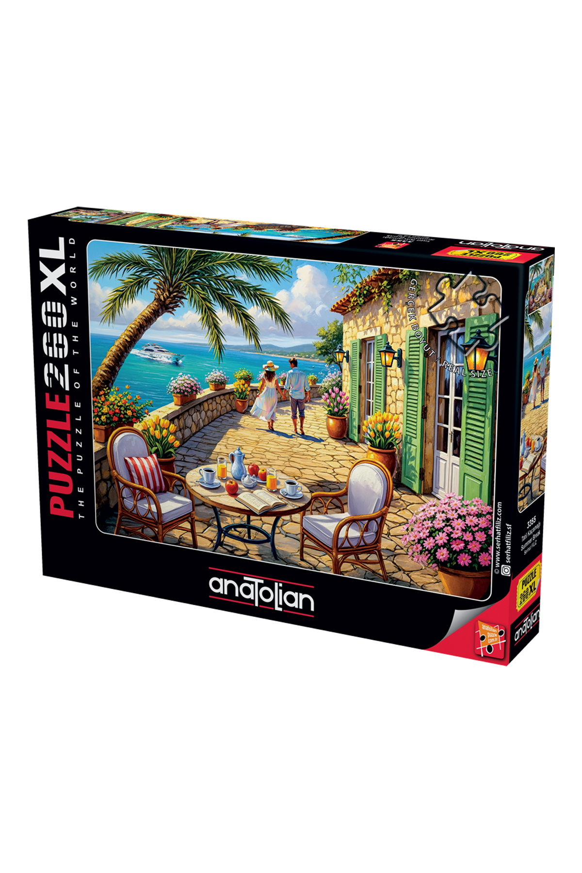 پازل اره منبت کاری مویی 260 XL PIECE HOLIDAY GETAWAY 3355 از ترکیه Anatolian Puzzle