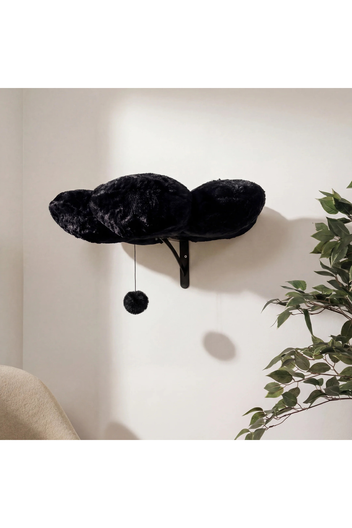 جای خواب گربه ماروویس MARUVİS مدل Purrwall-01، مشکی