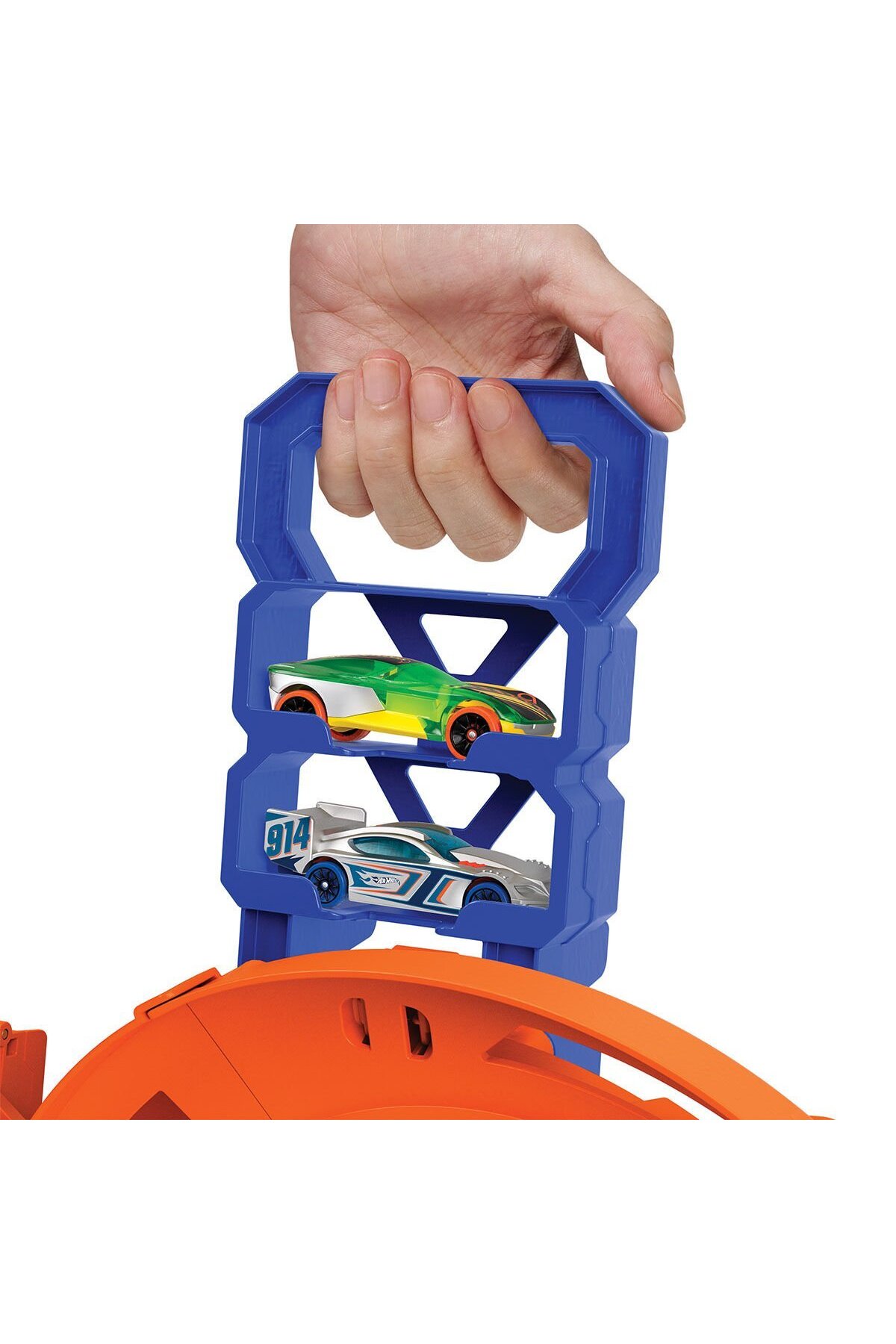 ست بازی چرخ های داغ FABBATOYS مسابقه دو طرفه و مسیر هوازی هات ویلز اورجینال HOT WHEELS