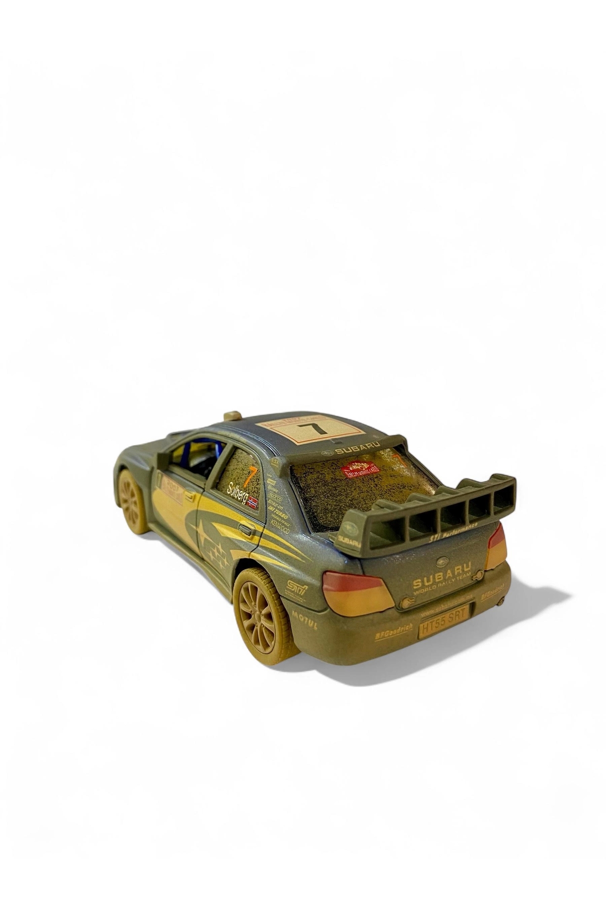 مدل خودرو نسخه 1 36 2007 سوبارو ایمپرزا WRC MUDDY بررسی چک اورجینال Kinsmart