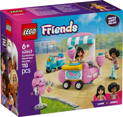مجموعه ساختنی غرفه پشمک و اسکوتر لگو LEGO فرندز Friends مدل 42643، ۱۱۰ قطعه، حداقل ۶ سال