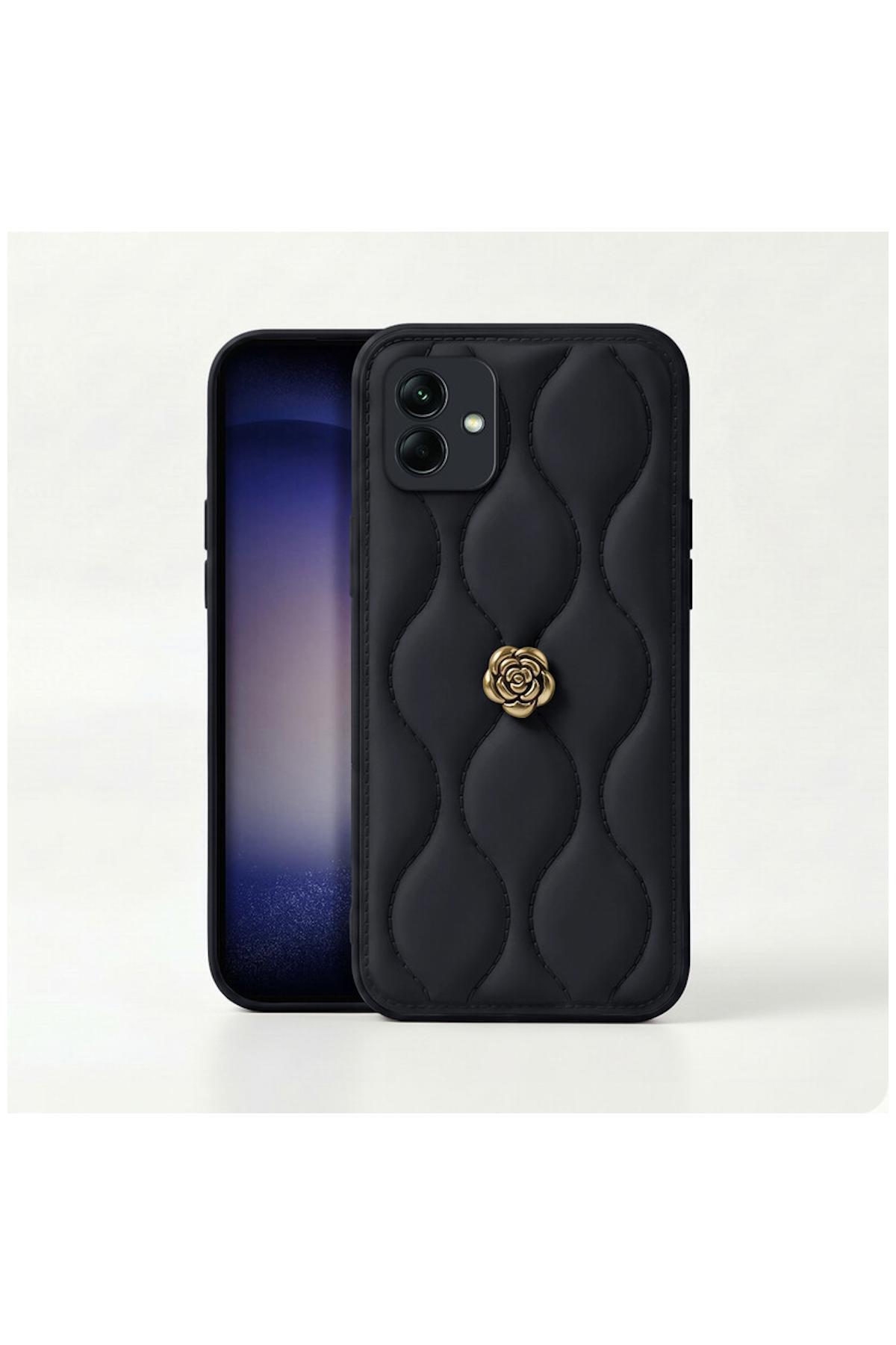 کاور و قاب چرمی زیبانا کاملیا مشکی SAMSUNG GALAXY A06 سازگار اورجینال Zebana