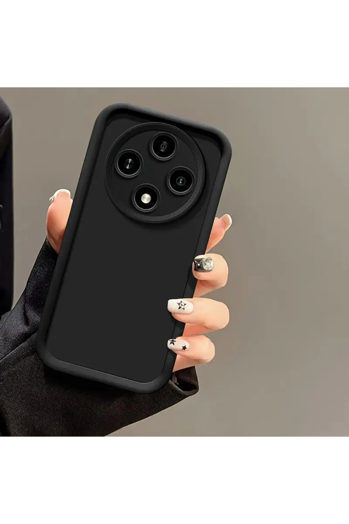 کاور و قاب پوشش محافظ سیلیکونی مشکی ضد ضربه با بافت نرم دوربین XIAOMI REDMI 14C فیبکس Fibaks