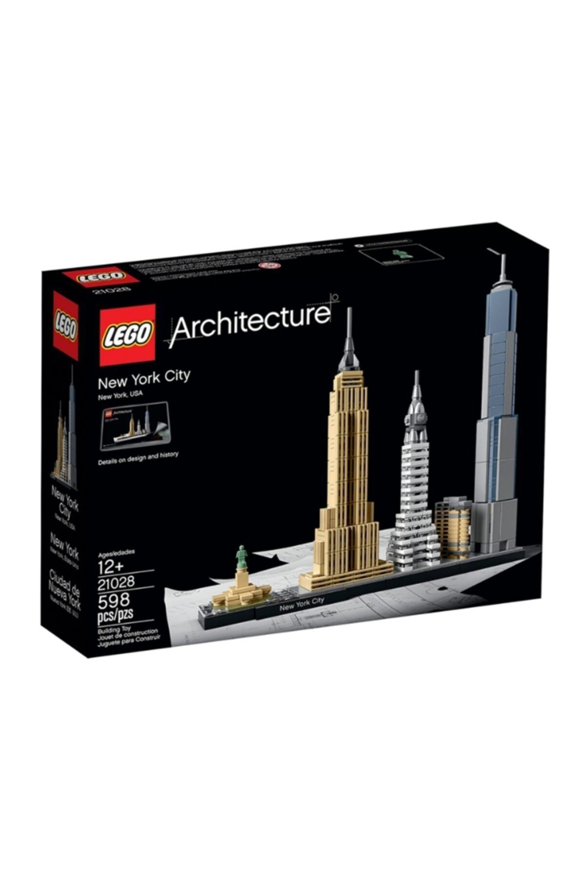 لگو و اسباب بازی های ساخت محور 21028 ® معماری شهر نیویورک 598 قطعه + 12 سال اورجینال LEGO