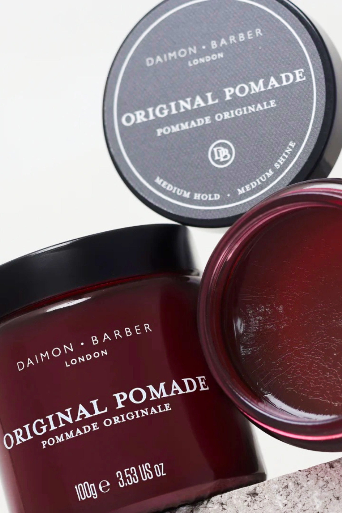 کرم و واکس حالت دهنده مو پوماد اصلی 50 گرم. اورجینال Daimon Barber London