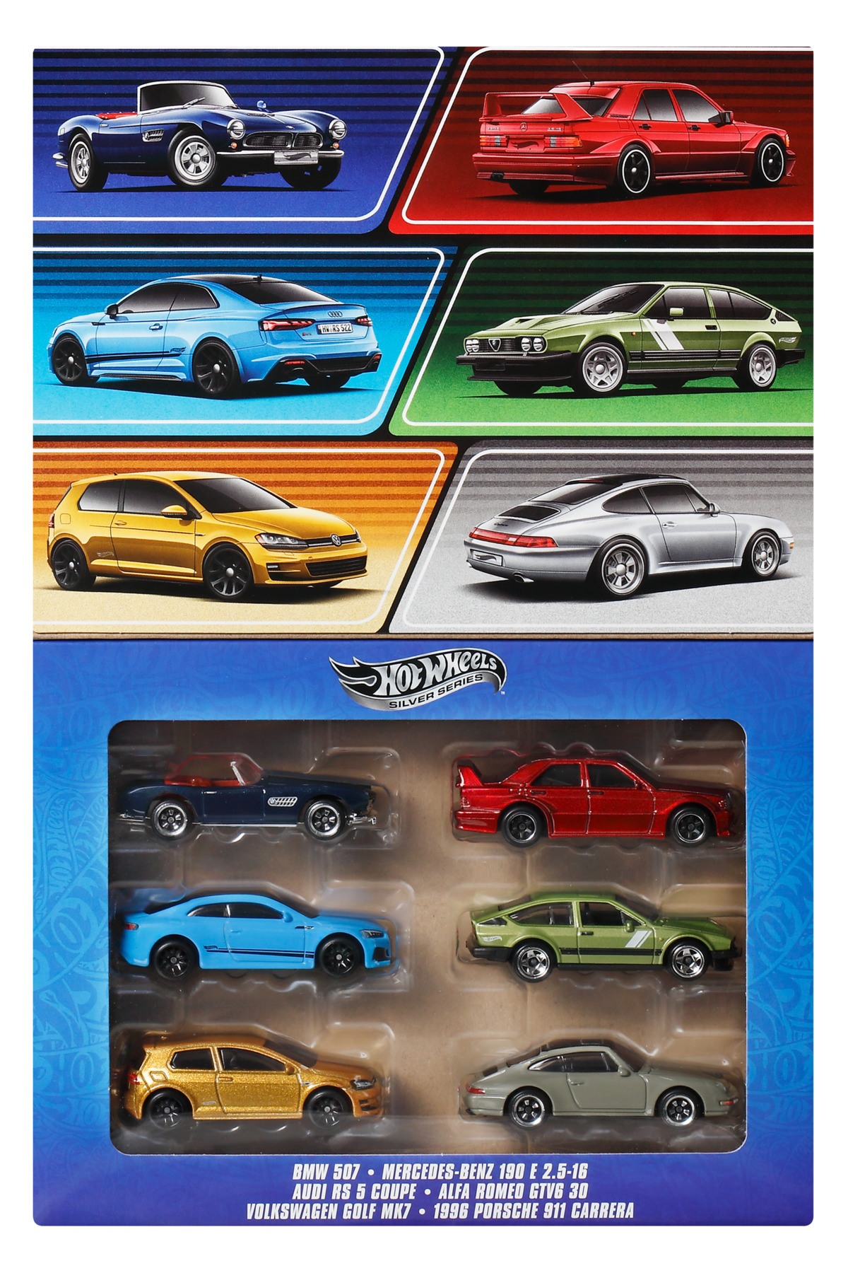 سایر ست های بازی ماشین اسباب فلزی در مقیاس 1:64 6 یورویی JBY79 از ترکیه HOT WHEELS