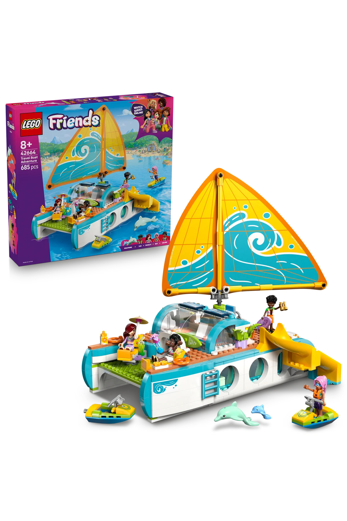لگو و اسباب بازی های ساخت محور ® FRIENDS CRUISER ADVENTURE 42664 CREATIVE TOY BUILDING SET FOR KIDS 8+ 685 P اورجینال LEGO