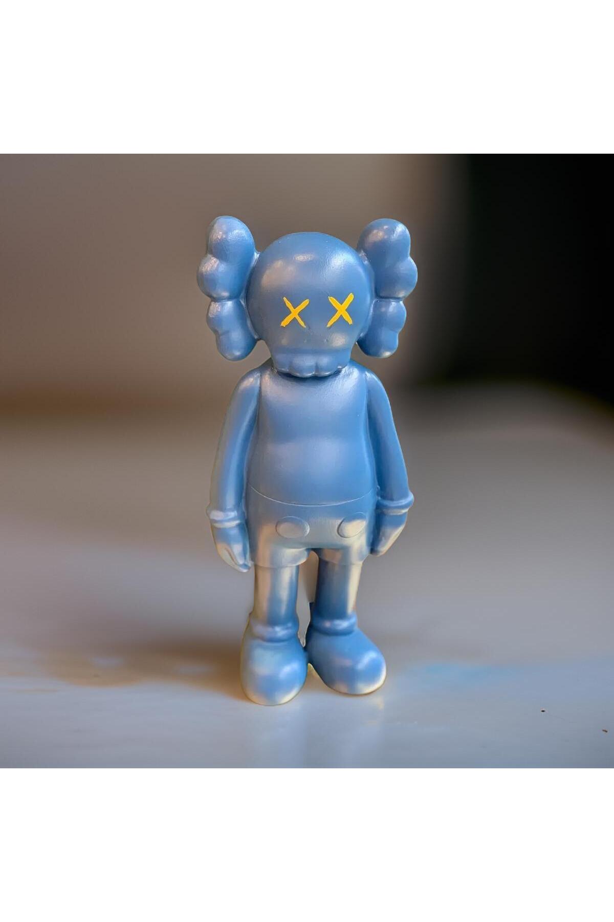 فیگور KAWS COMPANION سایز بزرگ 20 سانتی متر نسخه باز وینیل آبی از ترکیه 3DLAYERCRAFT