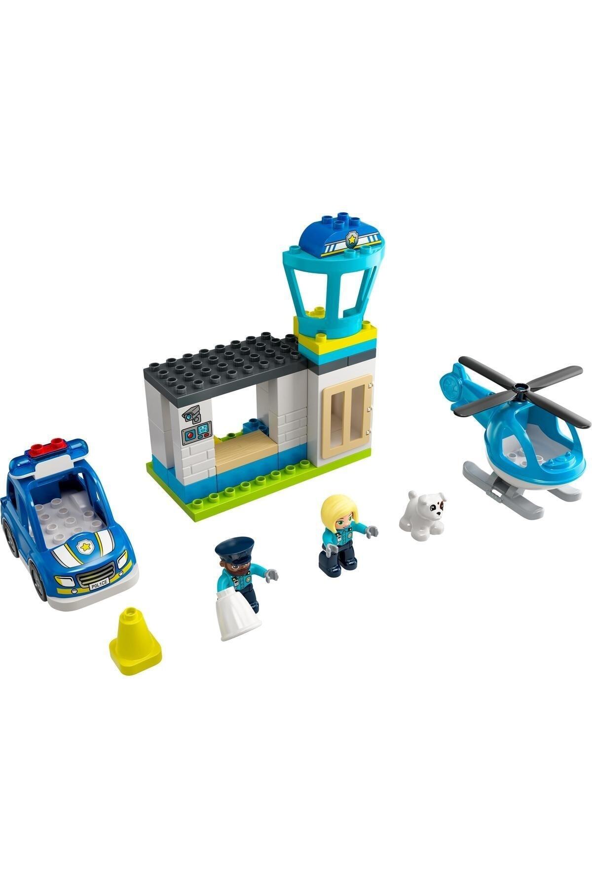 لگو ® ایستگاه پلیس نجات DUPLO® هلیکوپتر 10959 مجموعه خلاق 40 قطعه اورجینال LEGO
