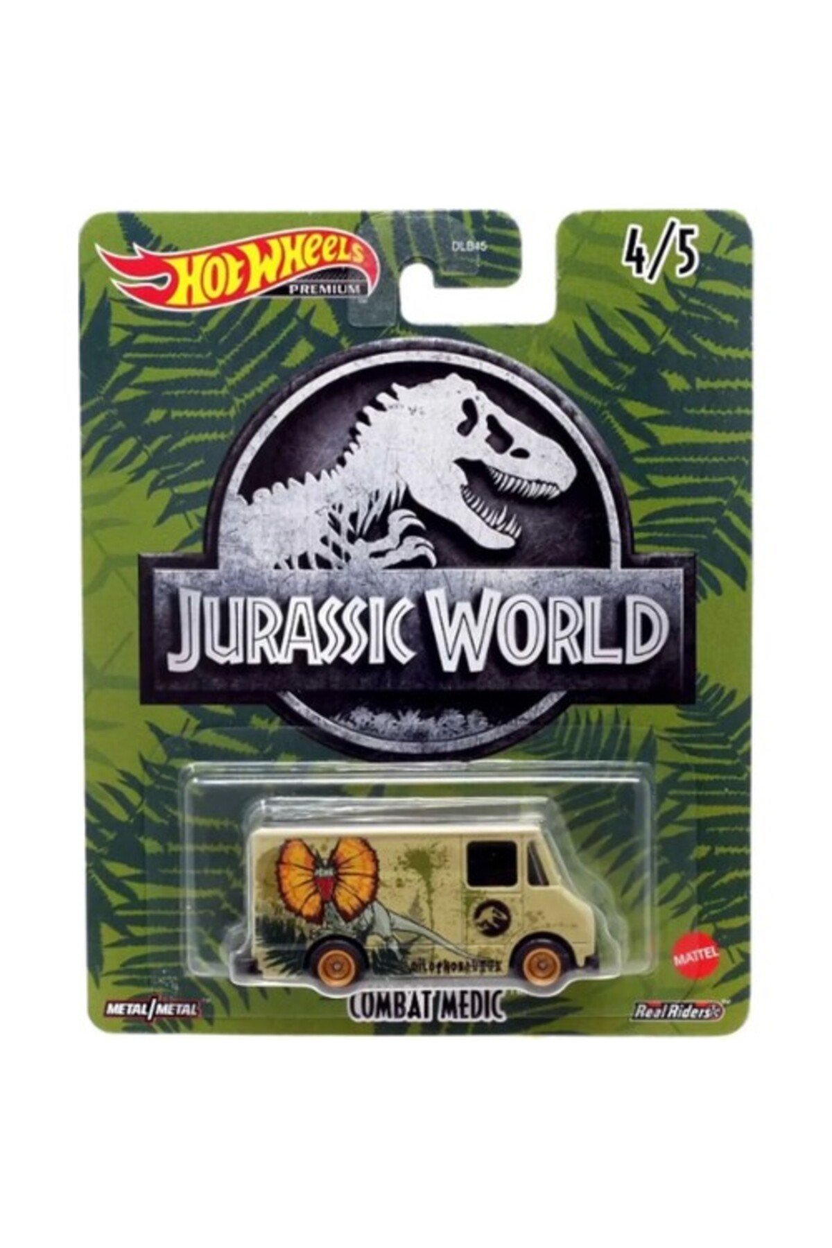 ماشین اسباب بازی DLB45 HOT WHEELS PREMIUM JURASSIC WORLD COMBAT MEDIC HCN92 از ترکیه HOT WHEELS