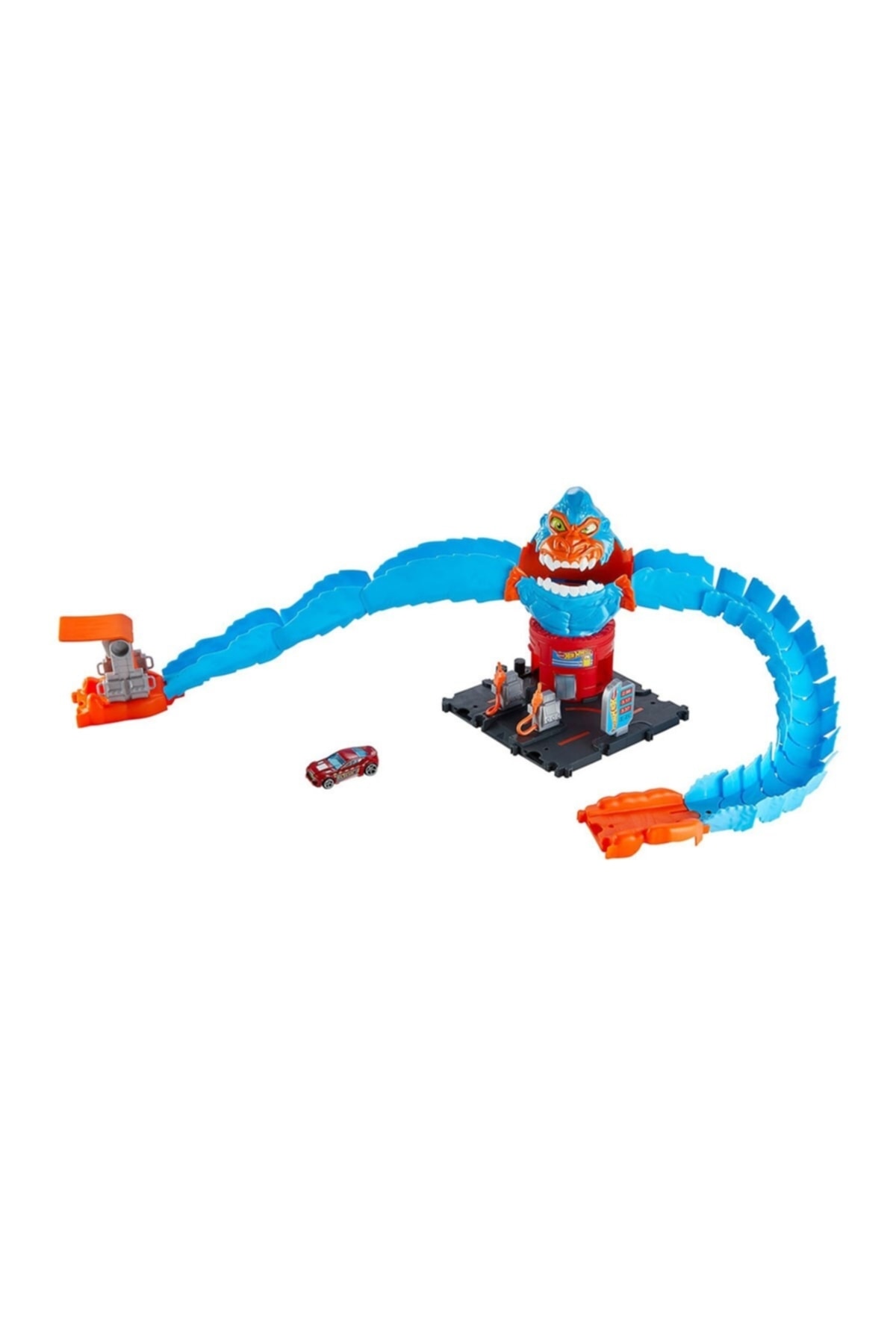 اسباب بازی های فیگور دیگر مجموعه WRECK & RIDE GORILLA HOSTILE CREATURES و 1 ماشین HDR30 HOT WHEELS