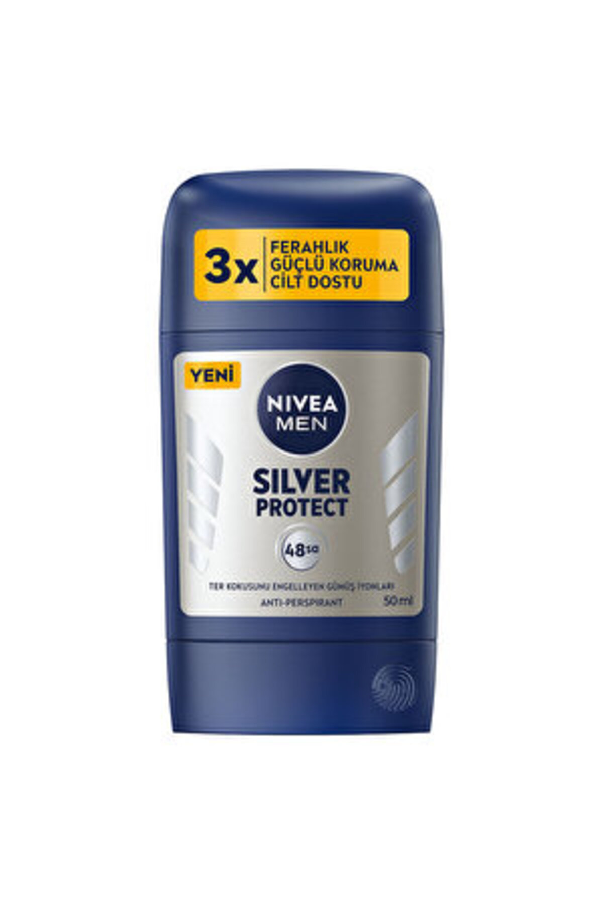 NIVEA ضد عرق ۲ تایی نقره ای مردانه با حفاظت NIVEA ۵۰ میلی لیتر