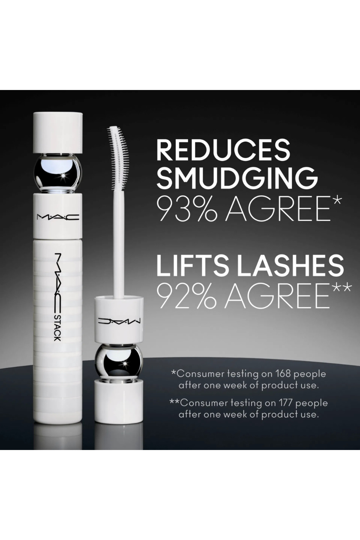 ریمل MACSTACK LEGIT LIFT LASH PRIMARY VOLUME حدود 12 میل Mac