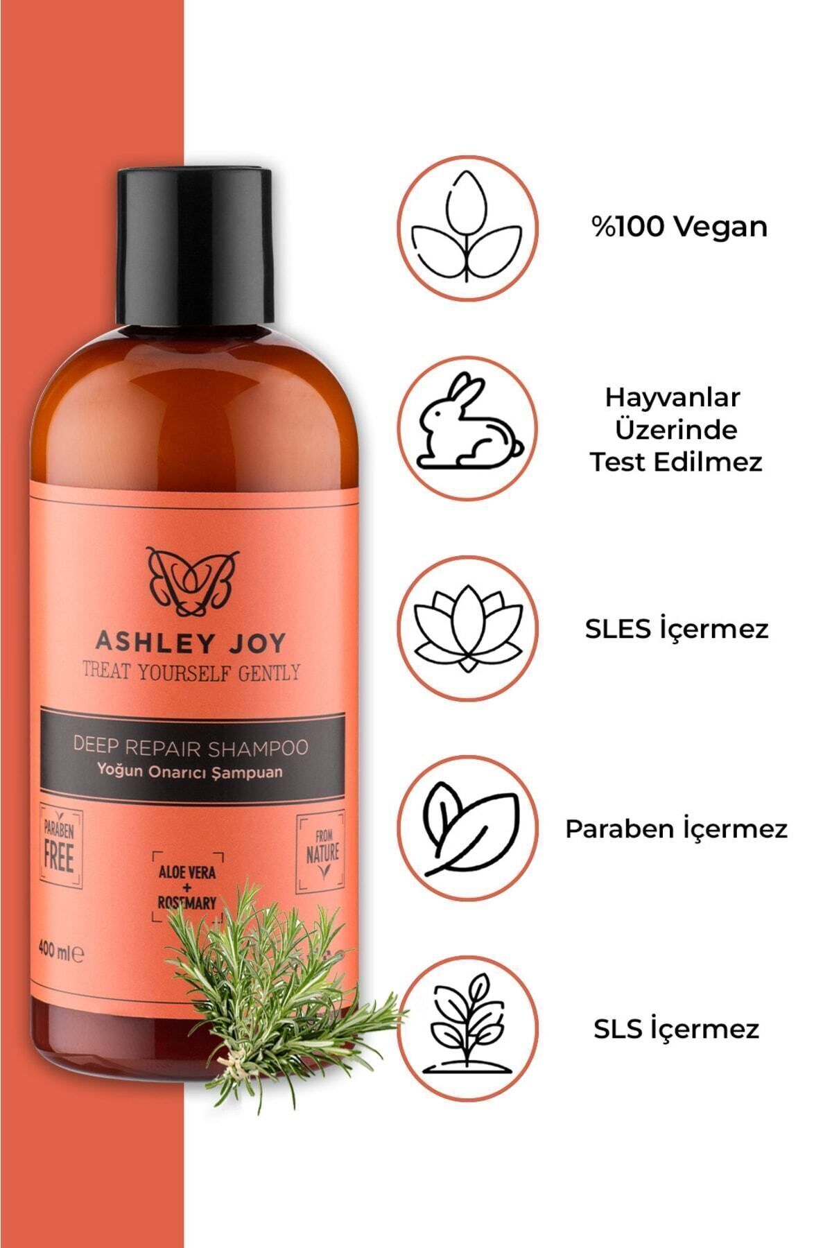 شامپو ترمیم کننده با حجم 400 میل اشلی جوی Ashley Joy