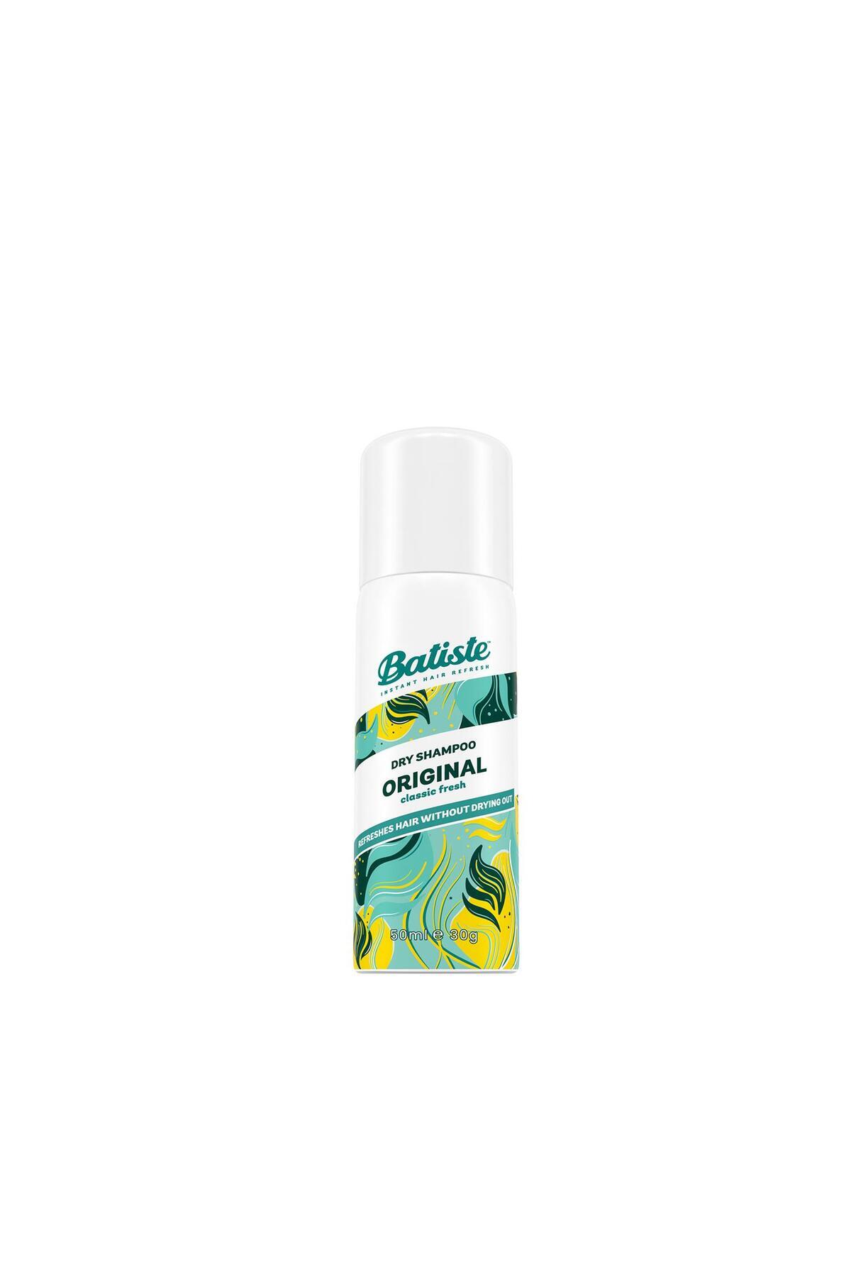 شامپوی خشک 50 میلی‌لیتری اورجینال مناسب برای همه انواع مو باتیست Batiste