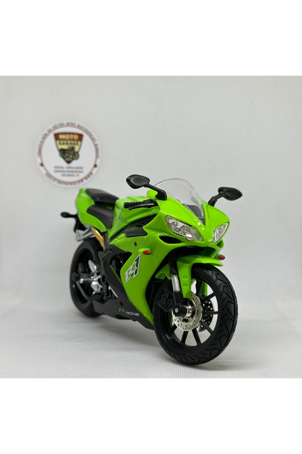 مدل خودرو یاماها YZF R1 موتورسیکلت دیکست 1:12 – فلزی و اسباب بازی کلکسیونی سبز اورجینال Maisto Diecast