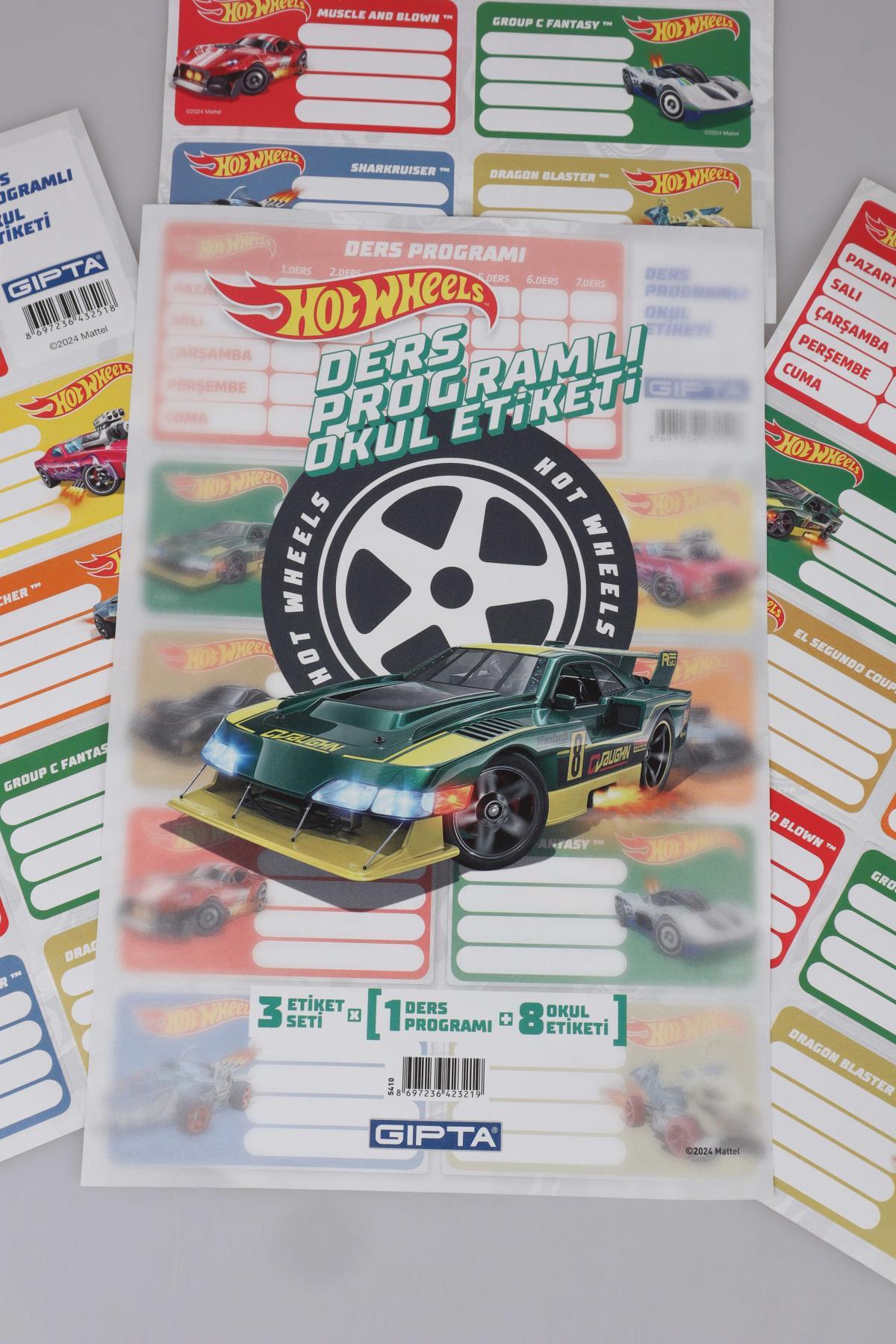 برچسب فصل جدید دارای مجوز چرخ های داغ 24 کامل دوره برنامه ریزی شده هات ویلز اورجینال HOT WHEELS