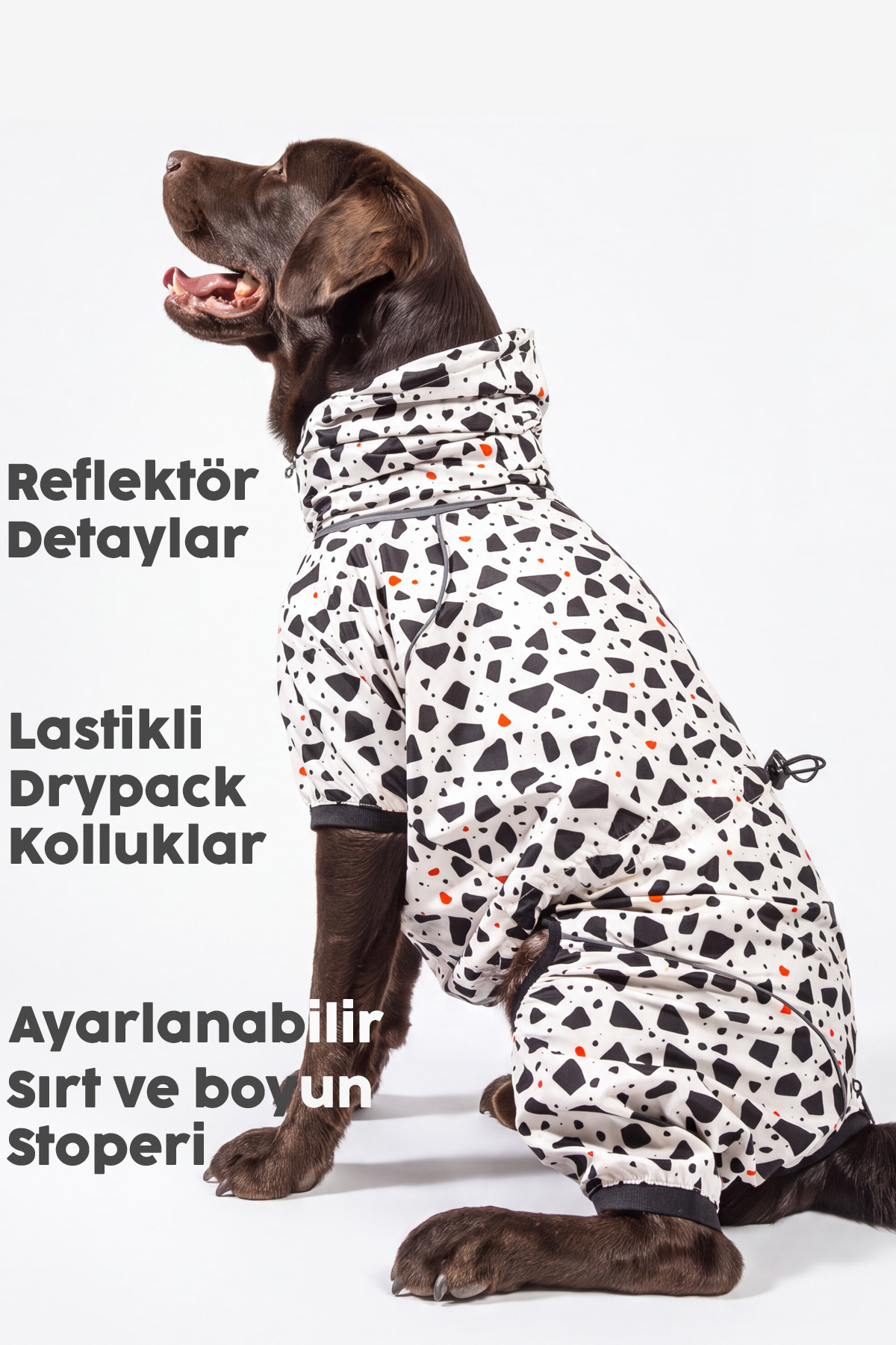 بارانی ضدآب سگ موآب Moab Dry مدل DRYPACK-NOVA چندرنگ