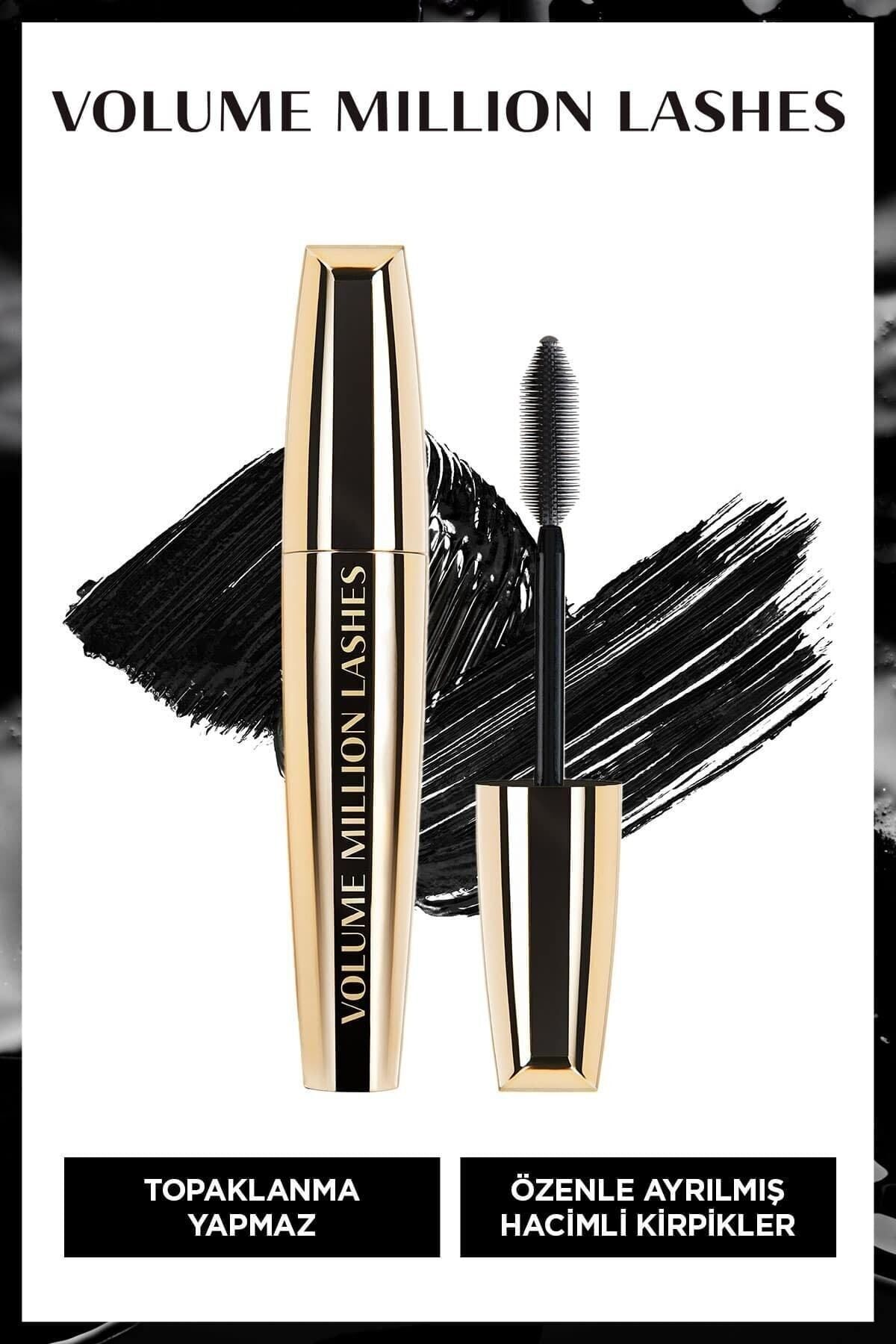 ریمل با فرفری و بالابر اثر کلاژن حجم اضافی 1000 شلاق DEMBA1709 L'Oreal Paris