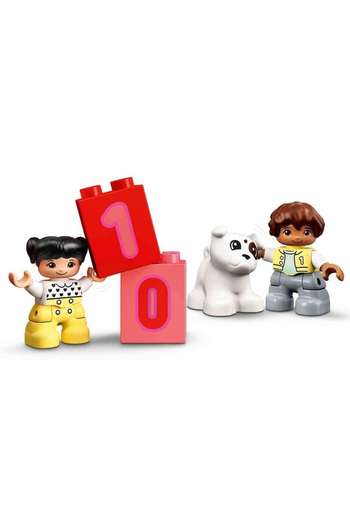 لگو و اسباب بازی های ساخت محور DUPLO FIRST NUMBER TRAIN یاد بگیرید که 10954 بشمارید از ترکیه LEGO