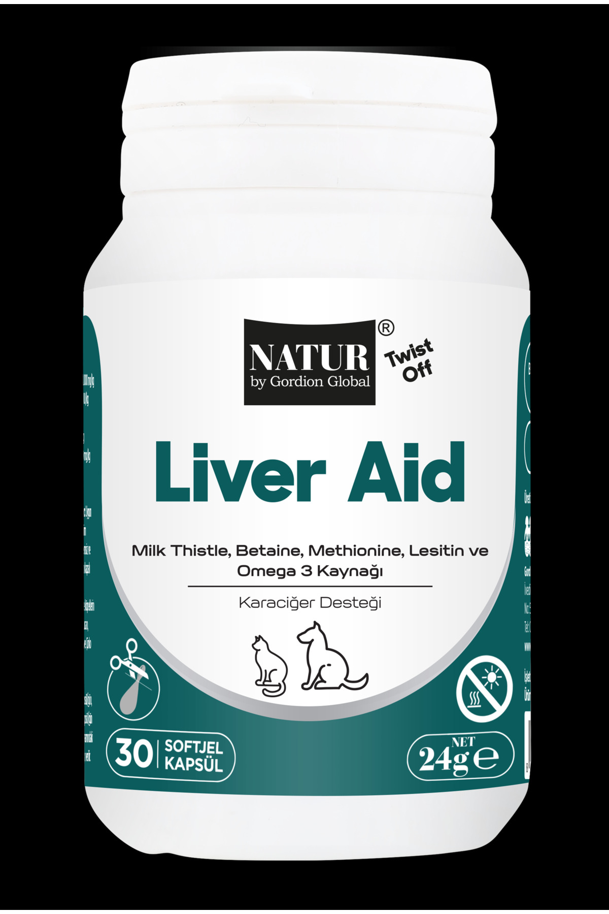 مکمل پشتیبان کبد گربه و سگ وت VET Liver Aid