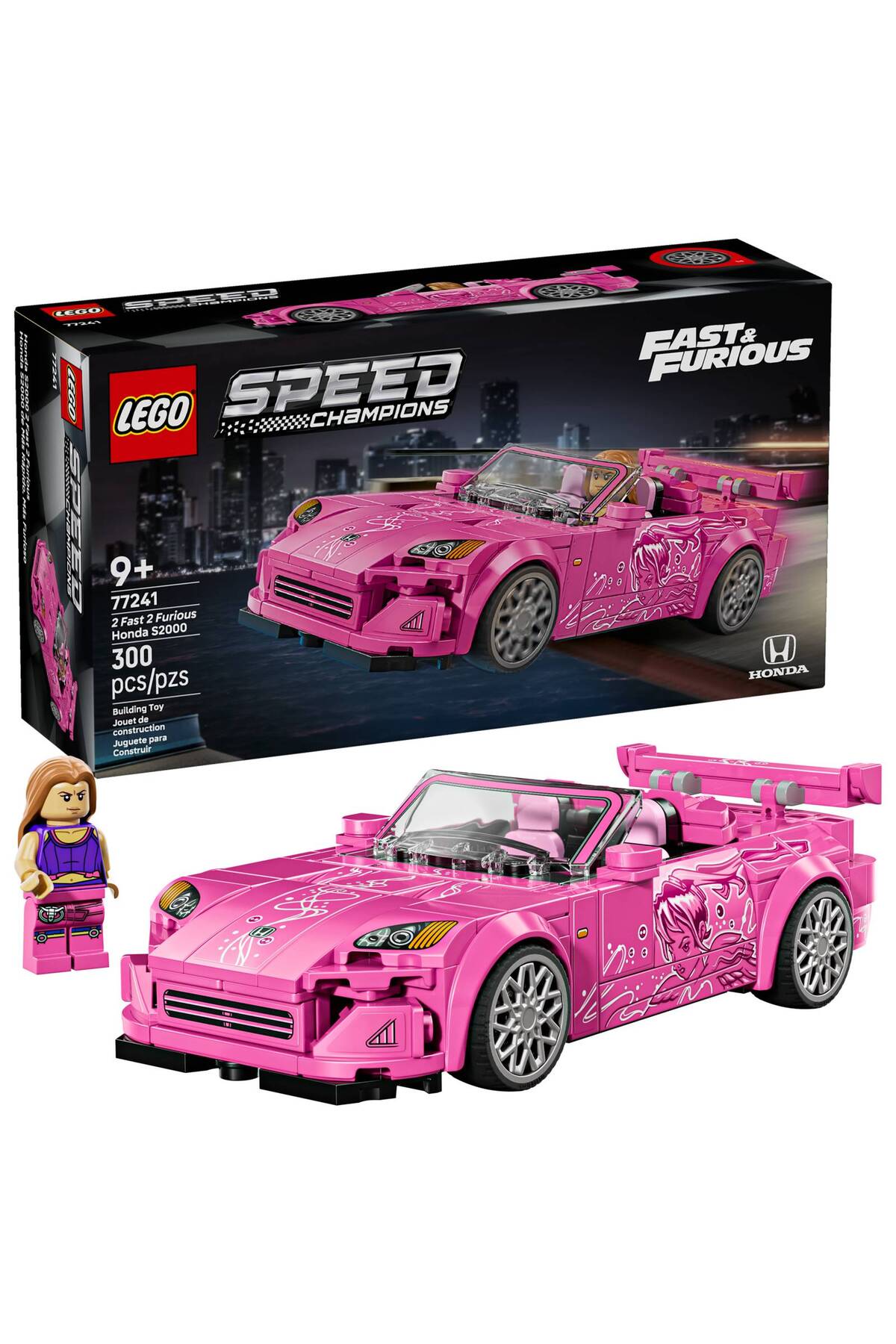 لگو و اسباب بازی های ساخت محور 77241 LEGO® SPEED ​​CHAMPIONS FASTER FURIOUS HONDA S2000 اورجینال LEGO