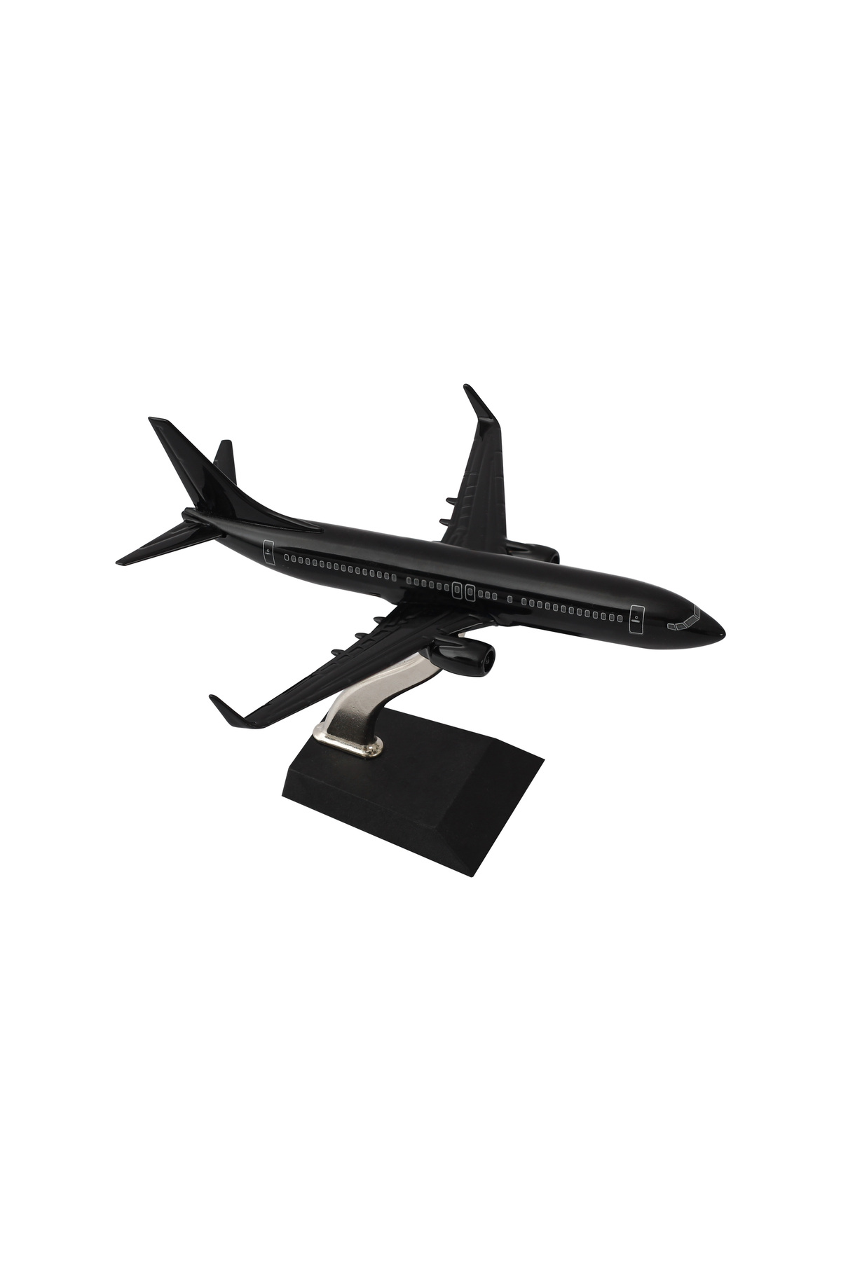 مدل خودرو هواپیما BOEING 737 800 1 250 METAL BODY مشکی DESIGN SPECIAL MODEL AIRPLANE اورجینال zekupp