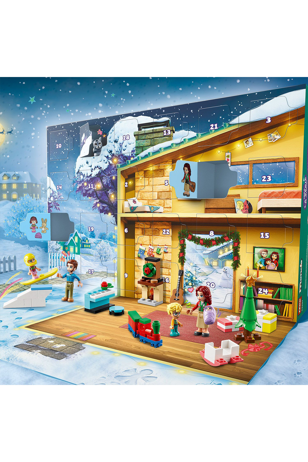 لگو FRIENDS تقویم کریسمس 2024 42637 6 سال بیش از مجموعه ساز 272 قطعه اورجینال LEGO