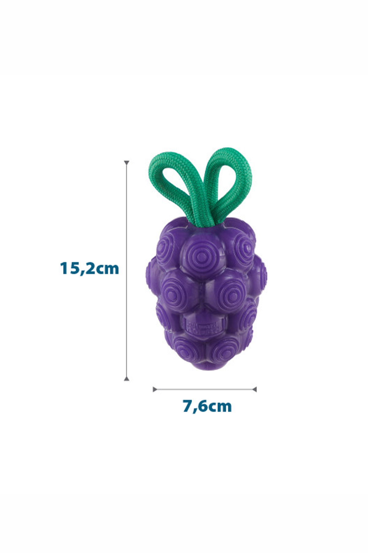 اسباب‌بازی جویدنی سگ اوت‌وارد هاوند Outward Hound Nina Dental Grapes، انگور، چندرنگ