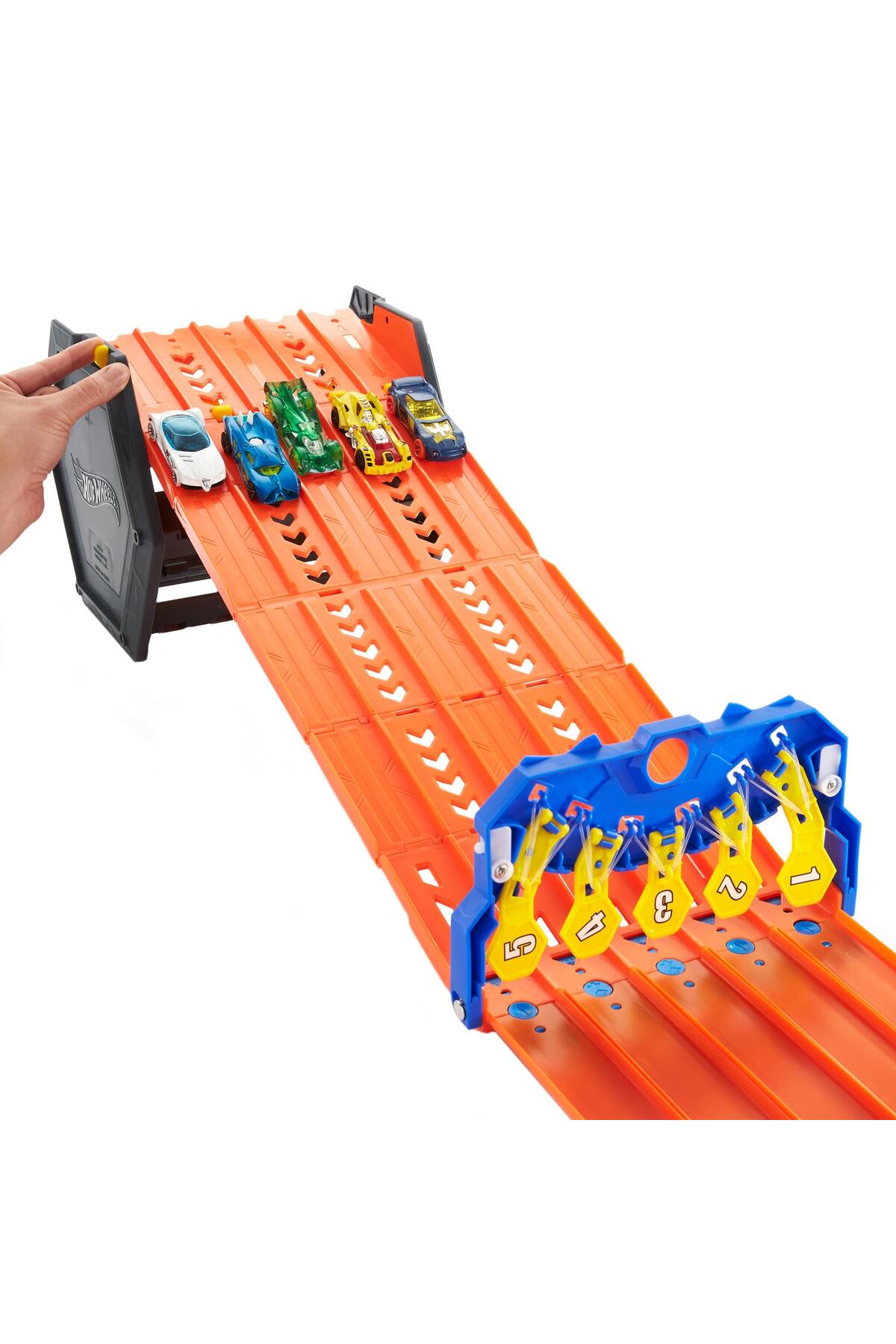ماشین اسباب بازی آهنگ مسابقه CURLLED GYX11 هات ویلز اورجینال HOT WHEELS