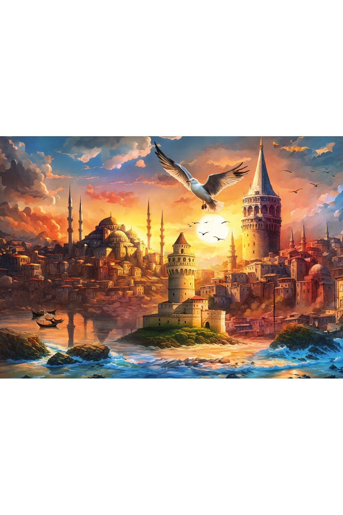 پازل معما 1000 قطعه رویای استانبول 20806 اورجینال Ks Games