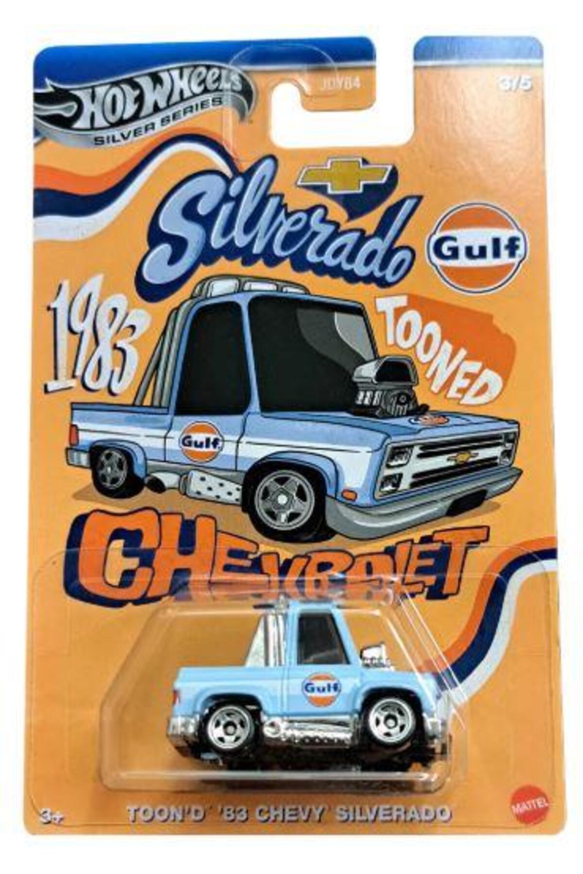 ماشین اسباب بازی سری نقره ای TOON'D '83 CHEVY SILVERADO GDG44 JCB64 HOT WHEELS