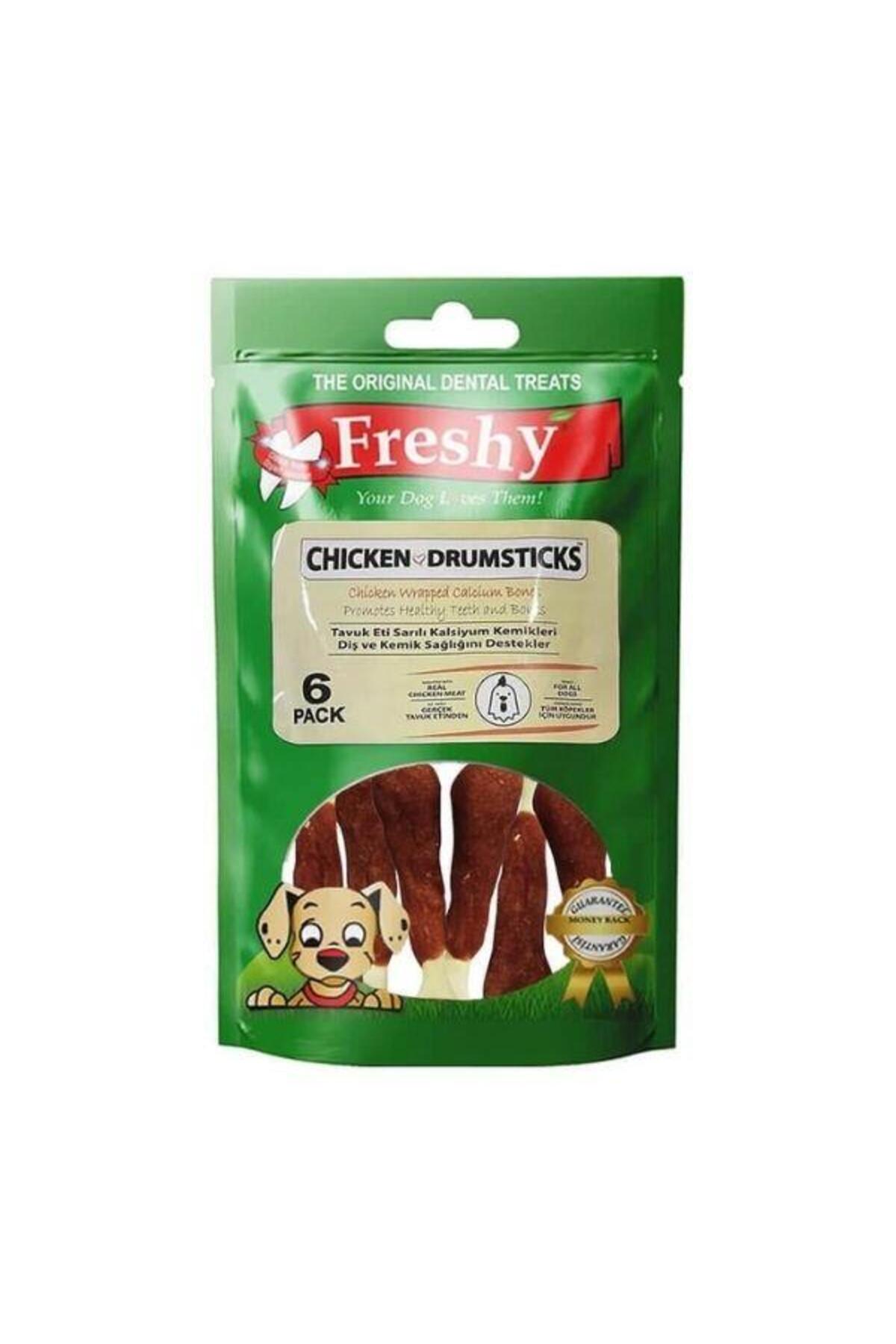 تشویقی سگ فرشی Freshy با طعم مرغ و بوقلمون، ۹۰ گرم